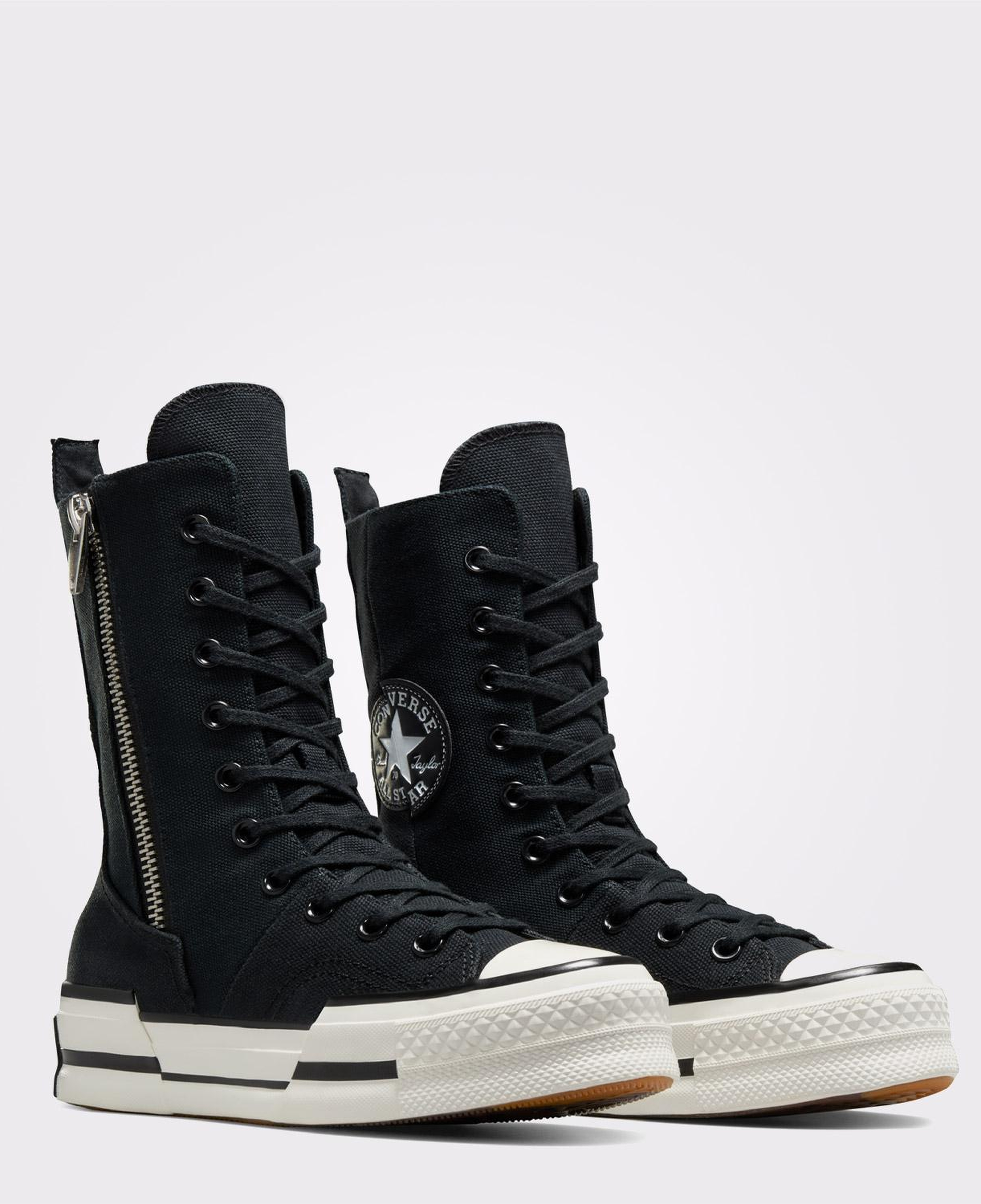 Converse Chuck 70 Plus XHi Unisex Siyah Platform Sneaker