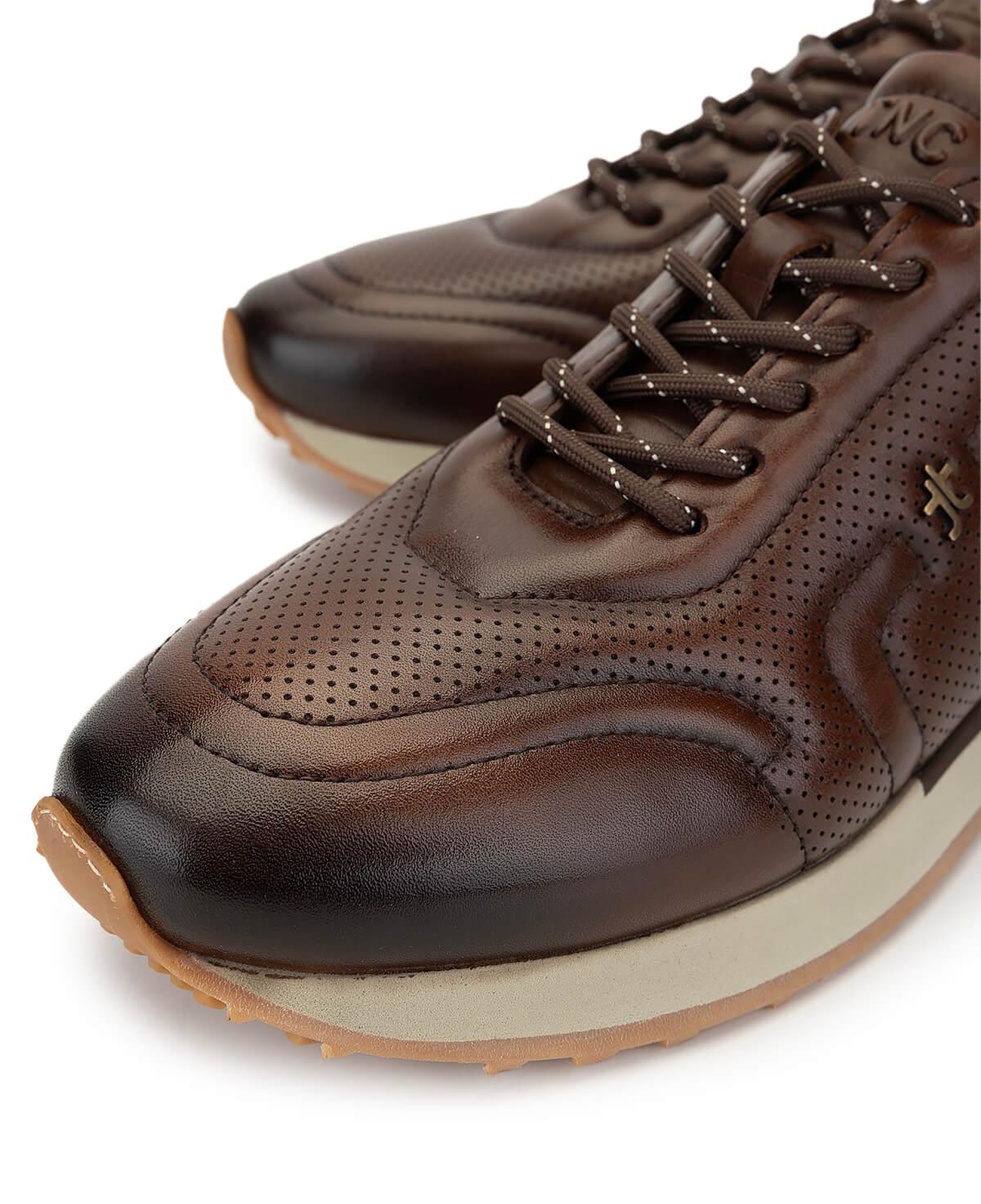 Tamer Tanca Erkek Hakiki Deri Kahverengi Sneakers & Spor Ayakkabı