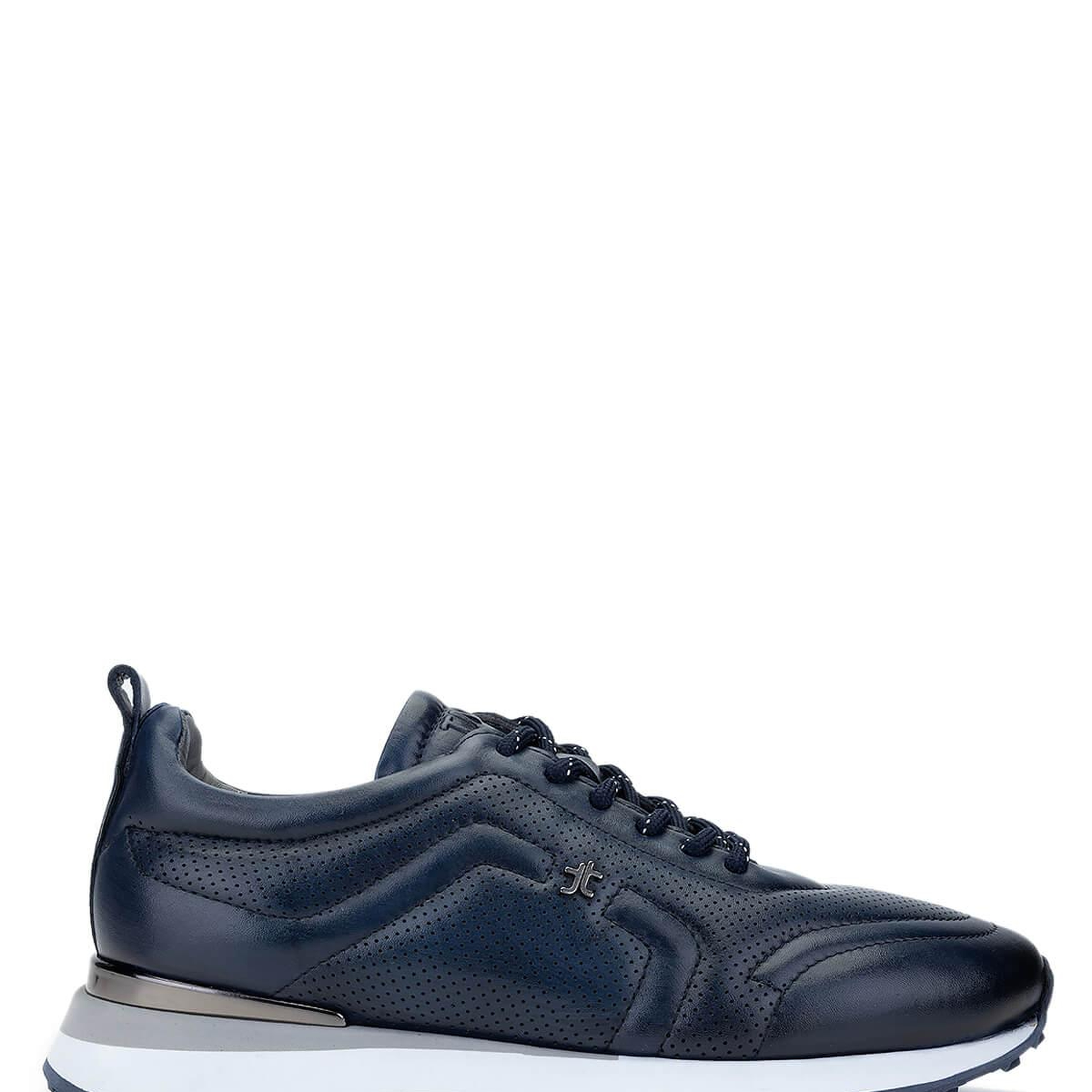 Tamer Tanca Erkek Hakiki Deri Lacivert Sneakers & Spor Ayakkabı