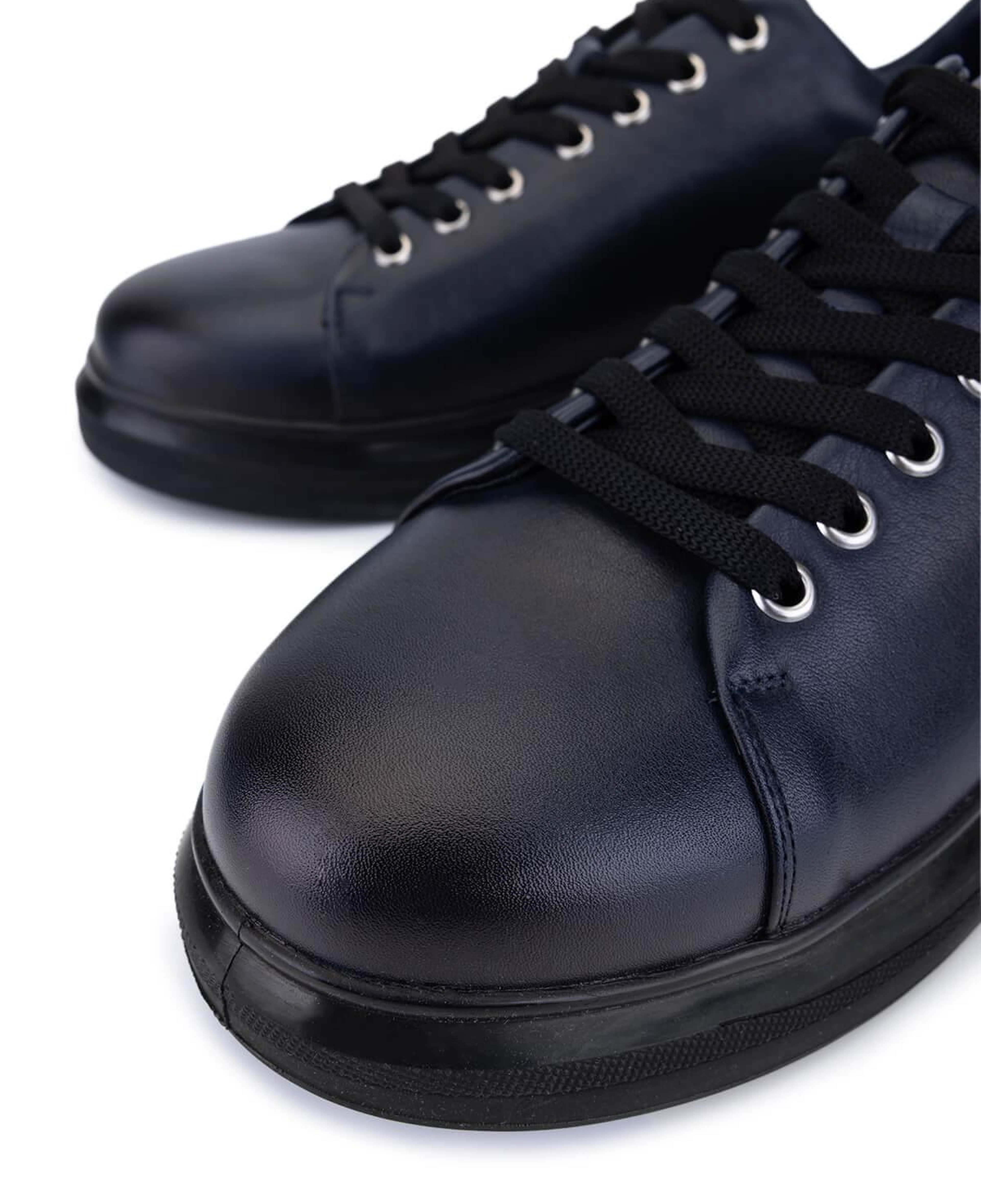 Tamer Tanca Erkek Hakiki Deri Lacivert Sneakers & Spor Ayakkabı