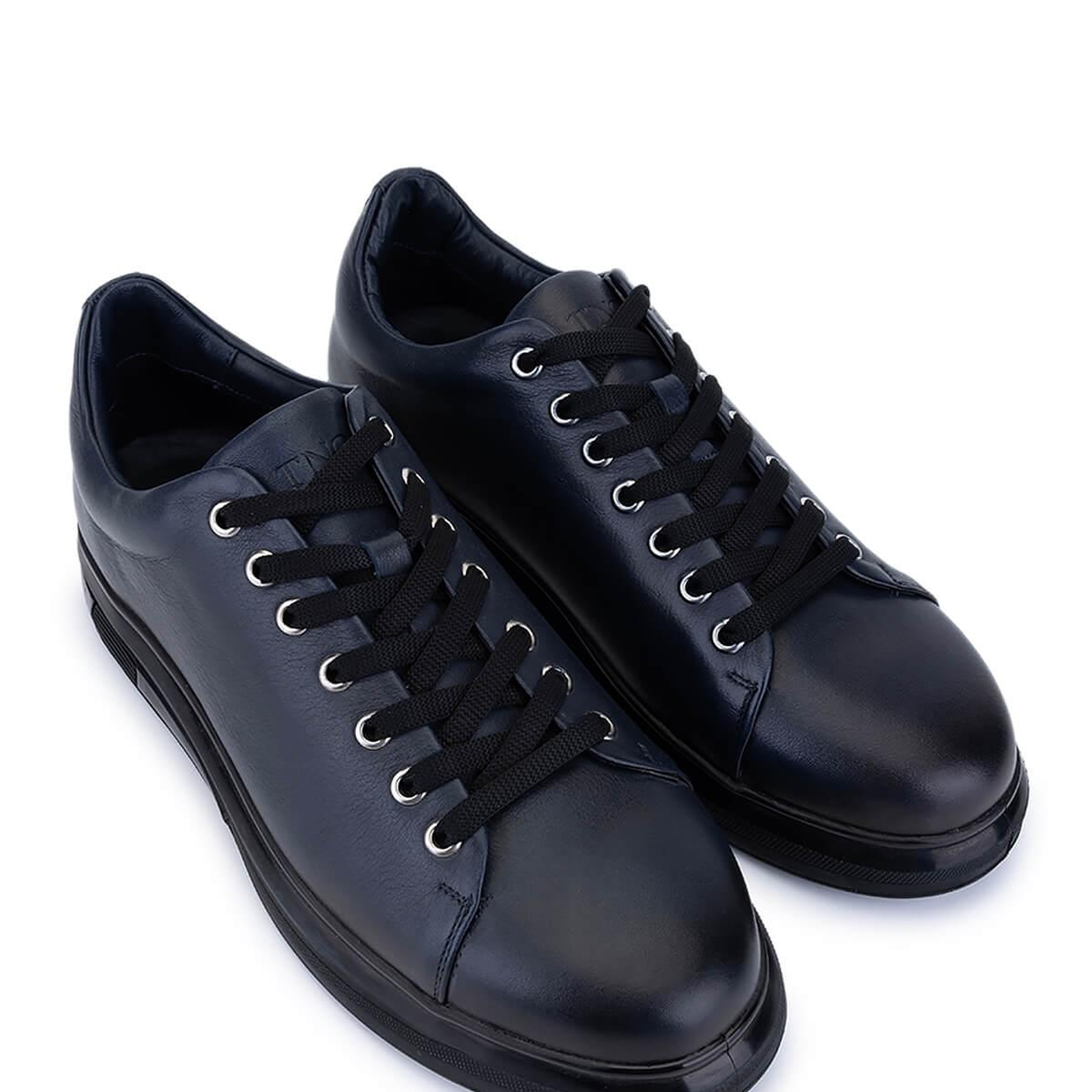 Tamer Tanca Erkek Hakiki Deri Lacivert Sneakers & Spor Ayakkabı