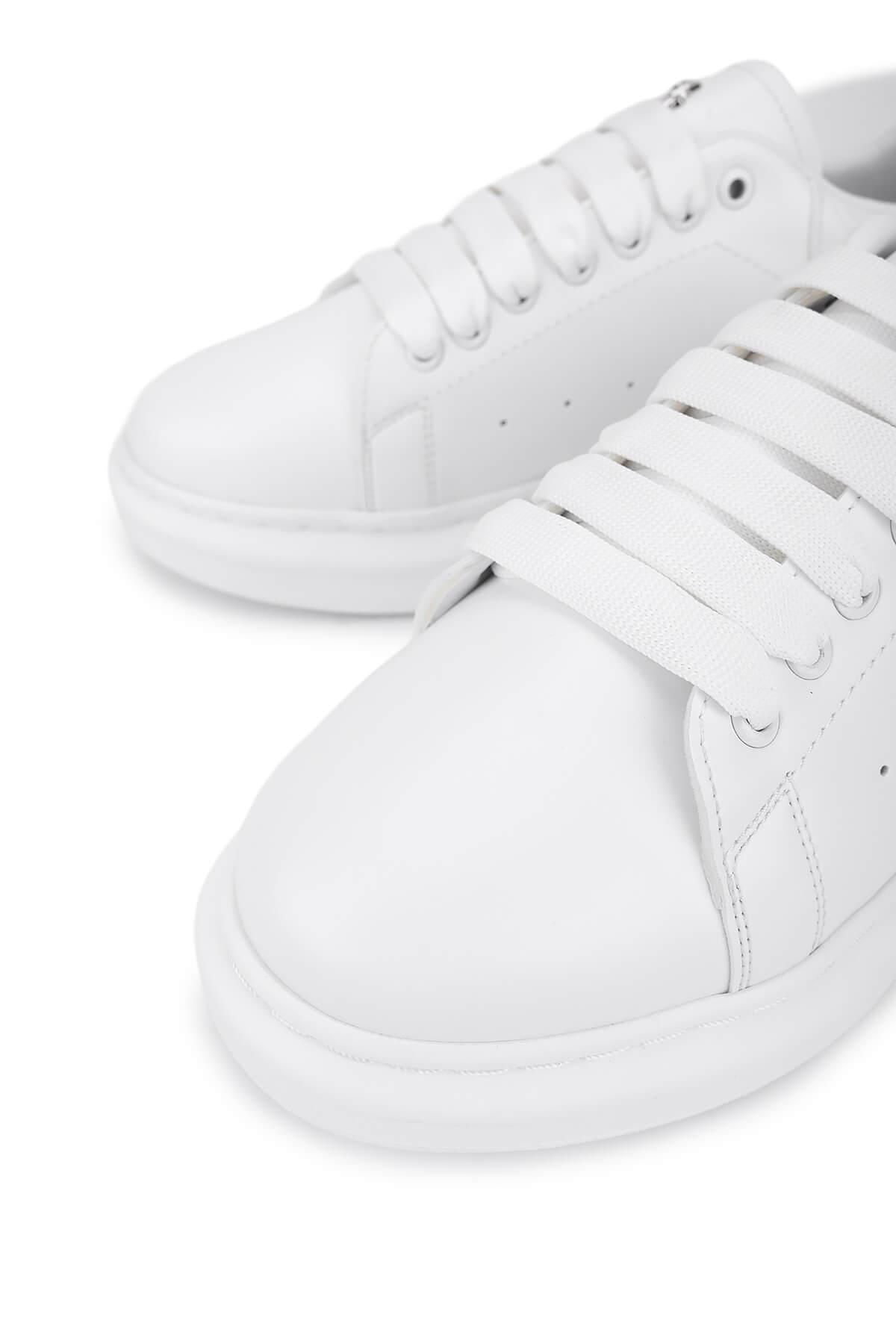 Tamer Tanca Erkek Vegan Beyaz Sneakers & Spor Ayakkabı