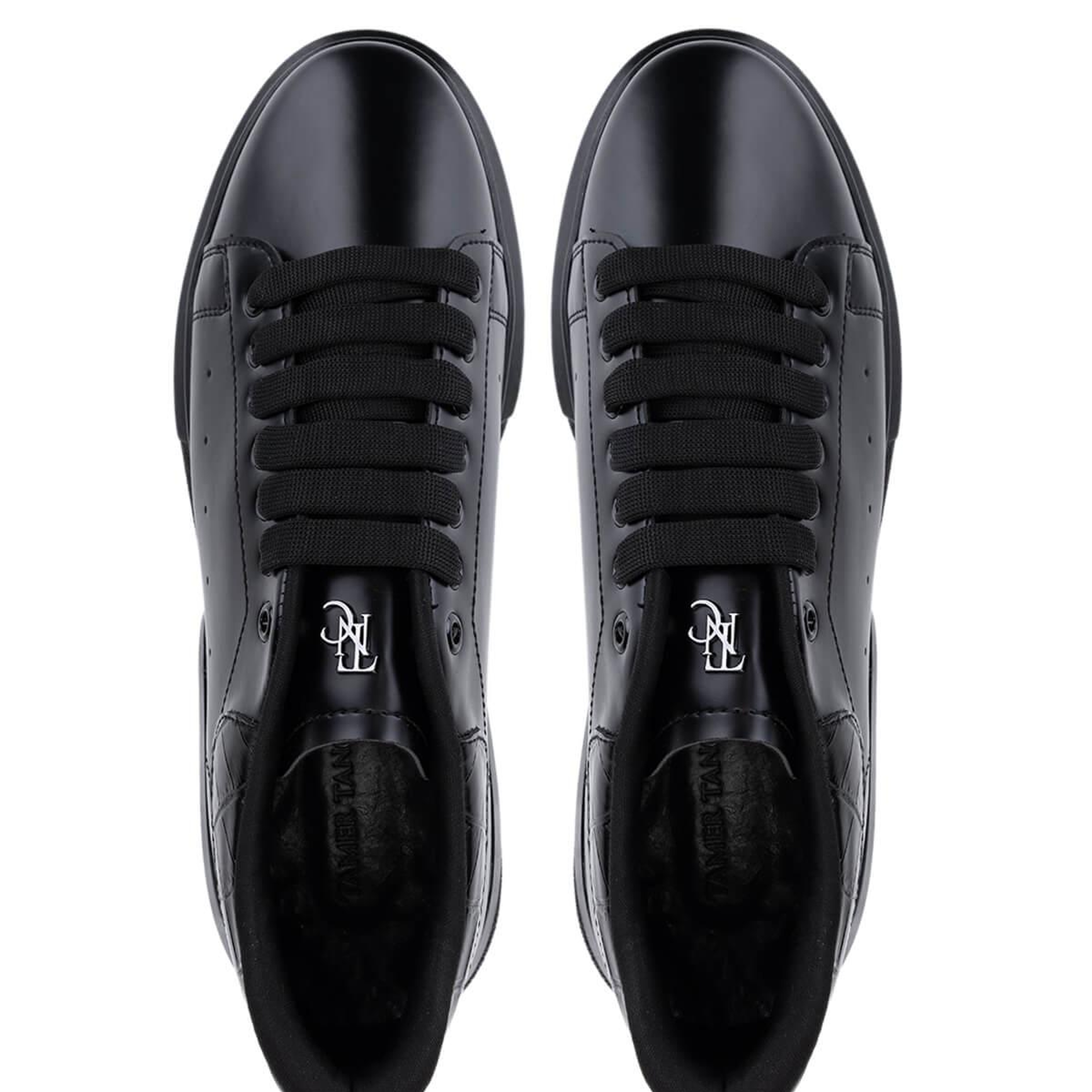 Tamer Tanca Erkek Vegan Siyah Sneakers & Spor Ayakkabı