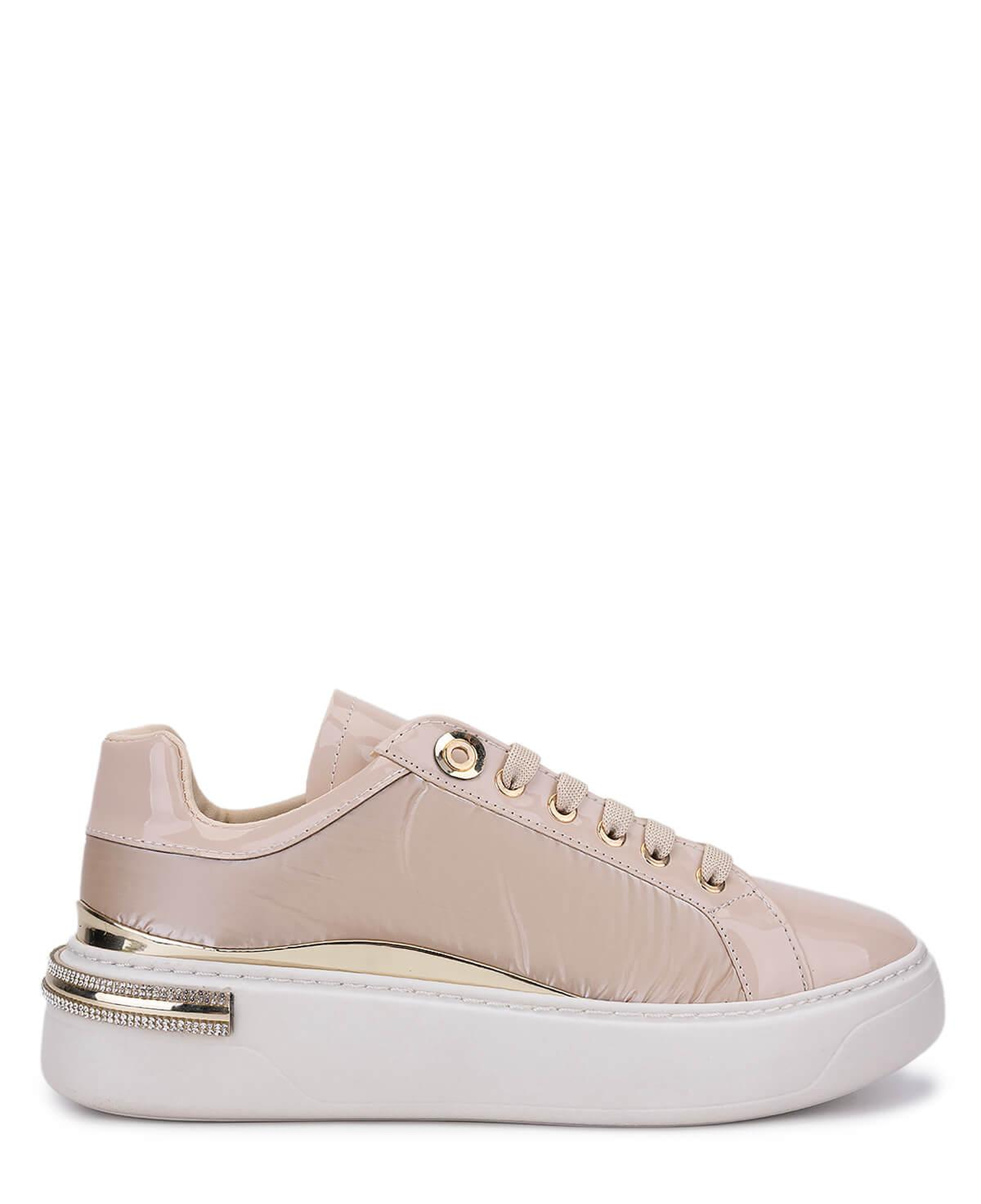 Tamer Tanca Kadın Suni Deri Bej Sneakers & Spor Ayakkabı