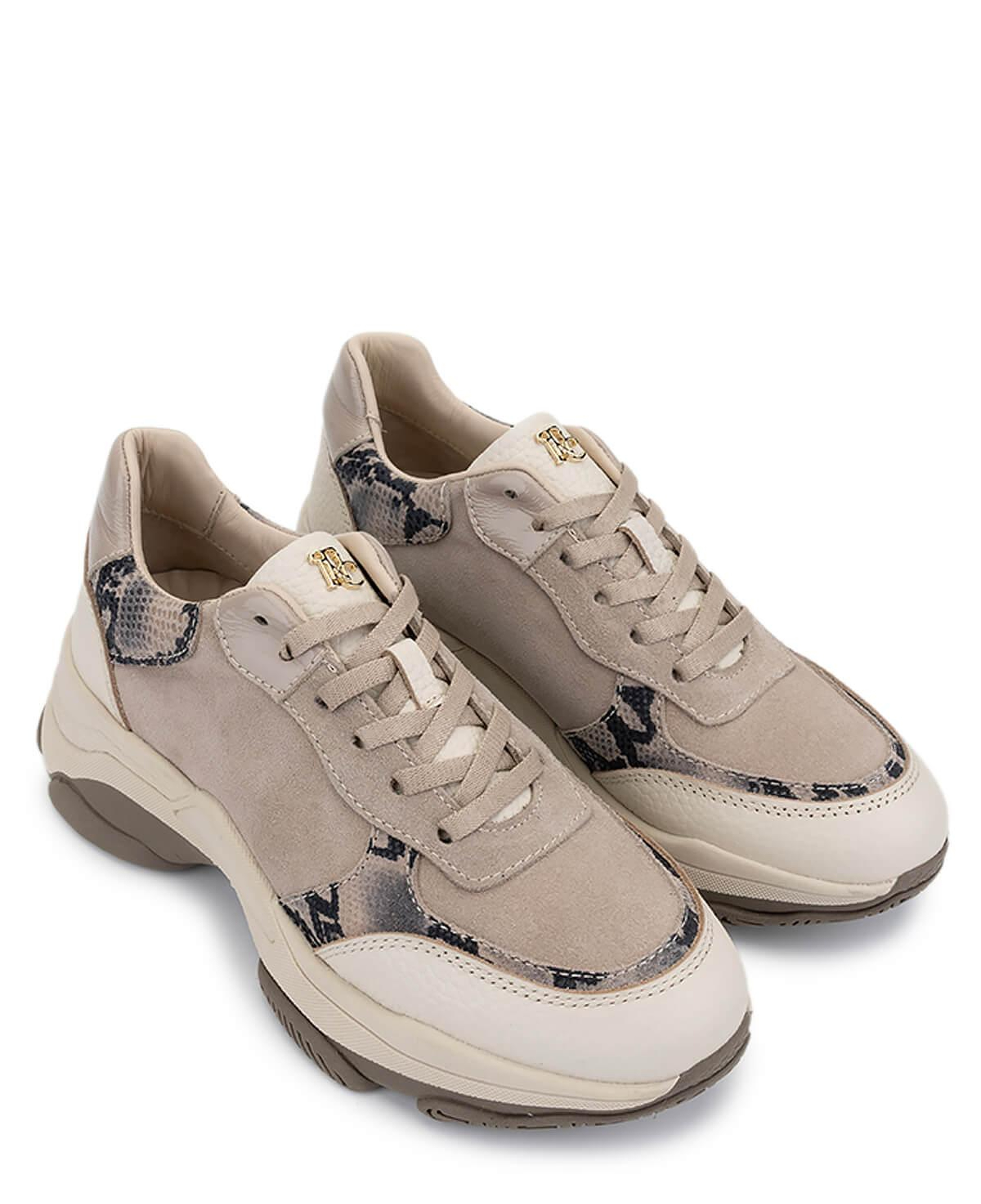 Tamer Tanca Kadın Hakiki Deri Bej Süet Sneakers & Spor Ayakkabı