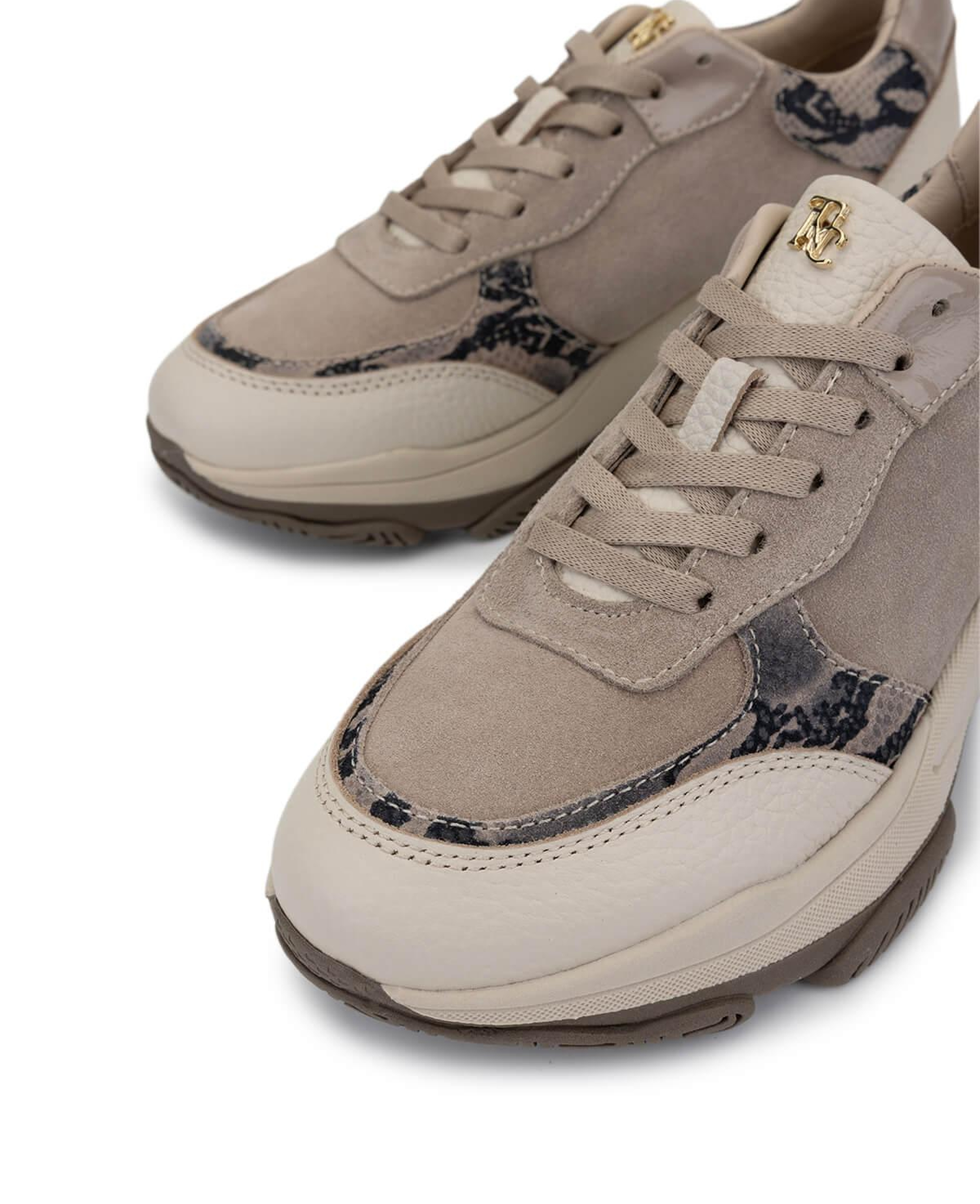 Tamer Tanca Kadın Hakiki Deri Bej Süet Sneakers & Spor Ayakkabı