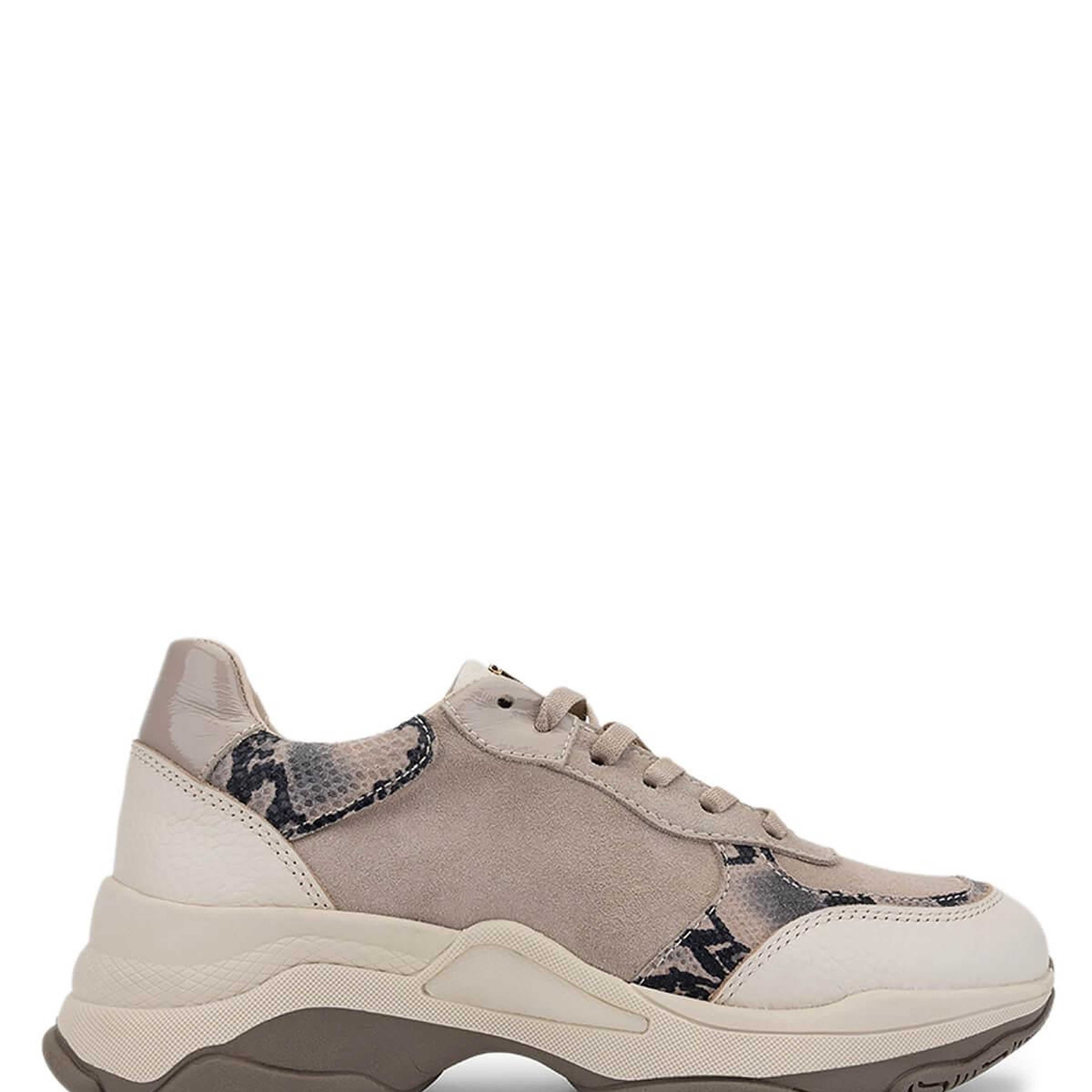 Tamer Tanca Kadın Hakiki Deri Bej Süet Sneakers & Spor Ayakkabı