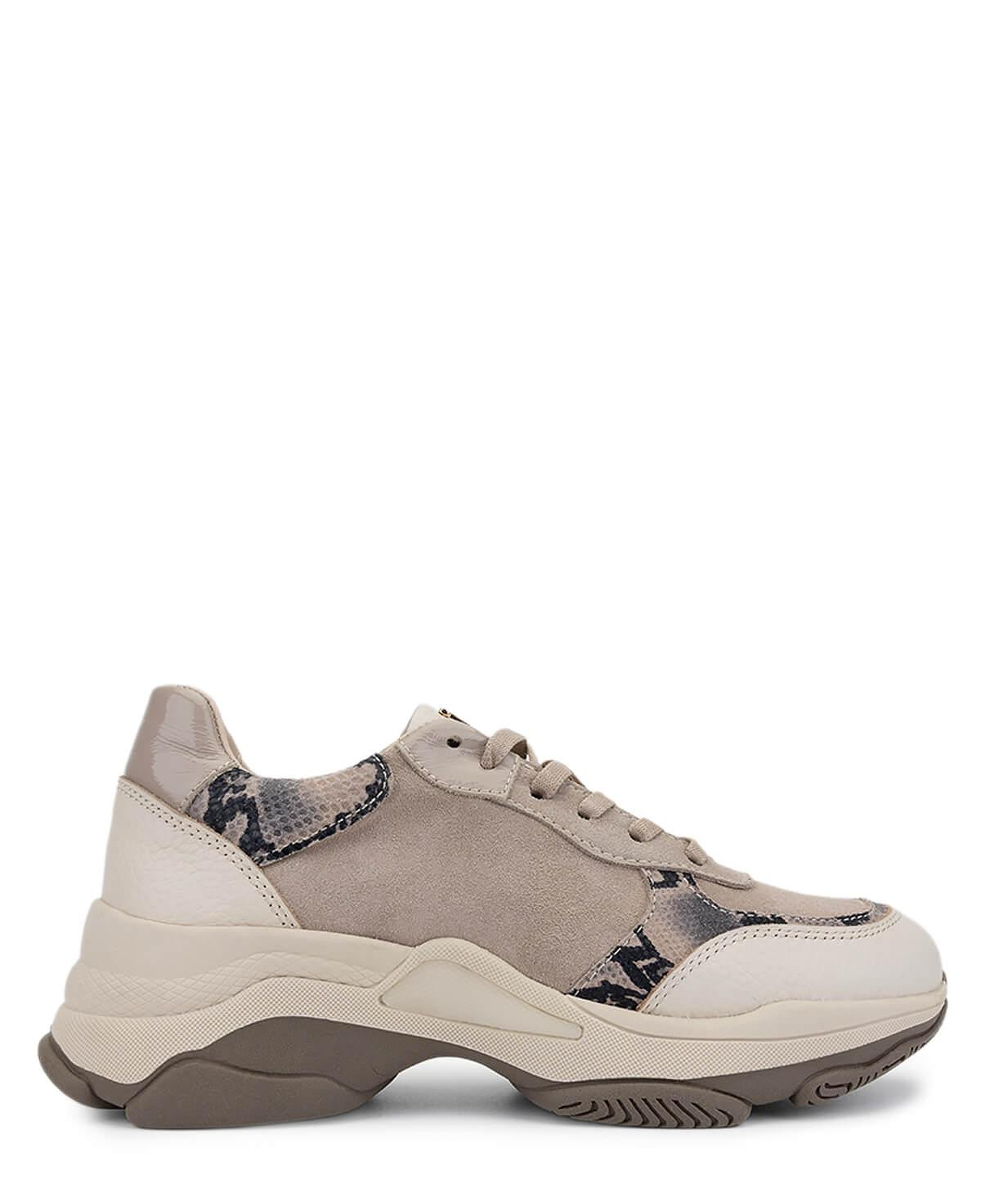 Tamer Tanca Kadın Hakiki Deri Bej Süet Sneakers & Spor Ayakkabı