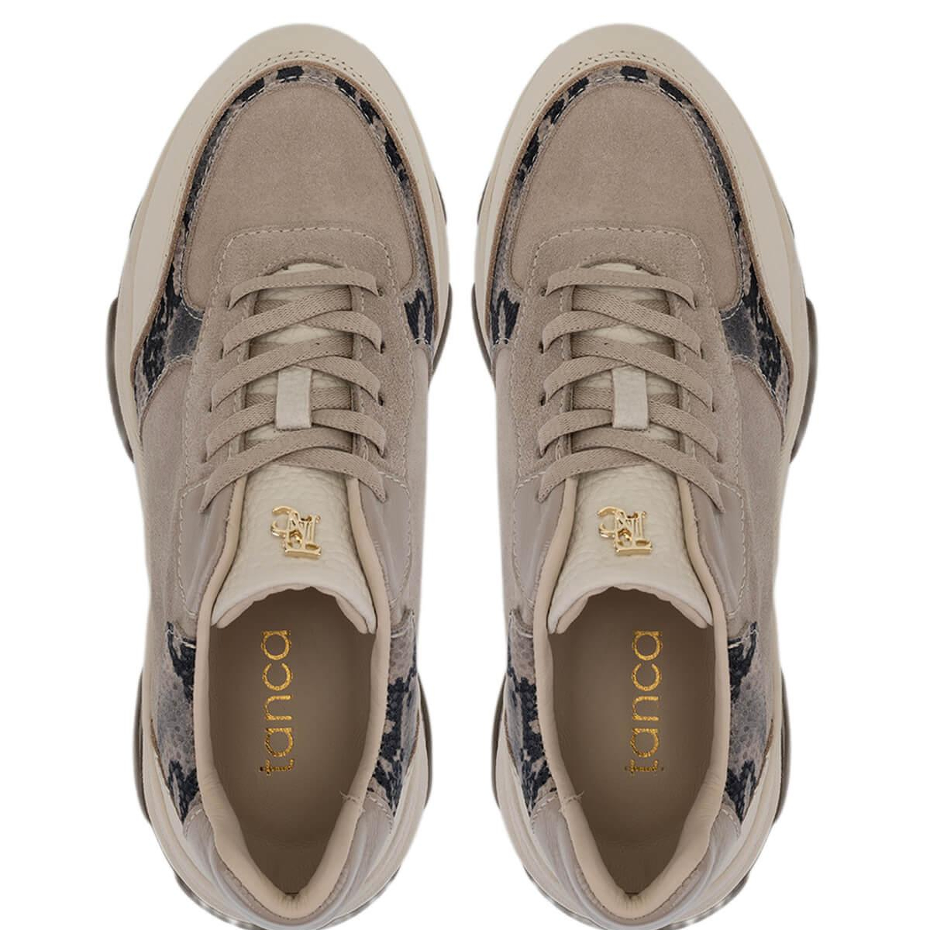 Tamer Tanca Kadın Hakiki Deri Bej Süet Sneakers & Spor Ayakkabı