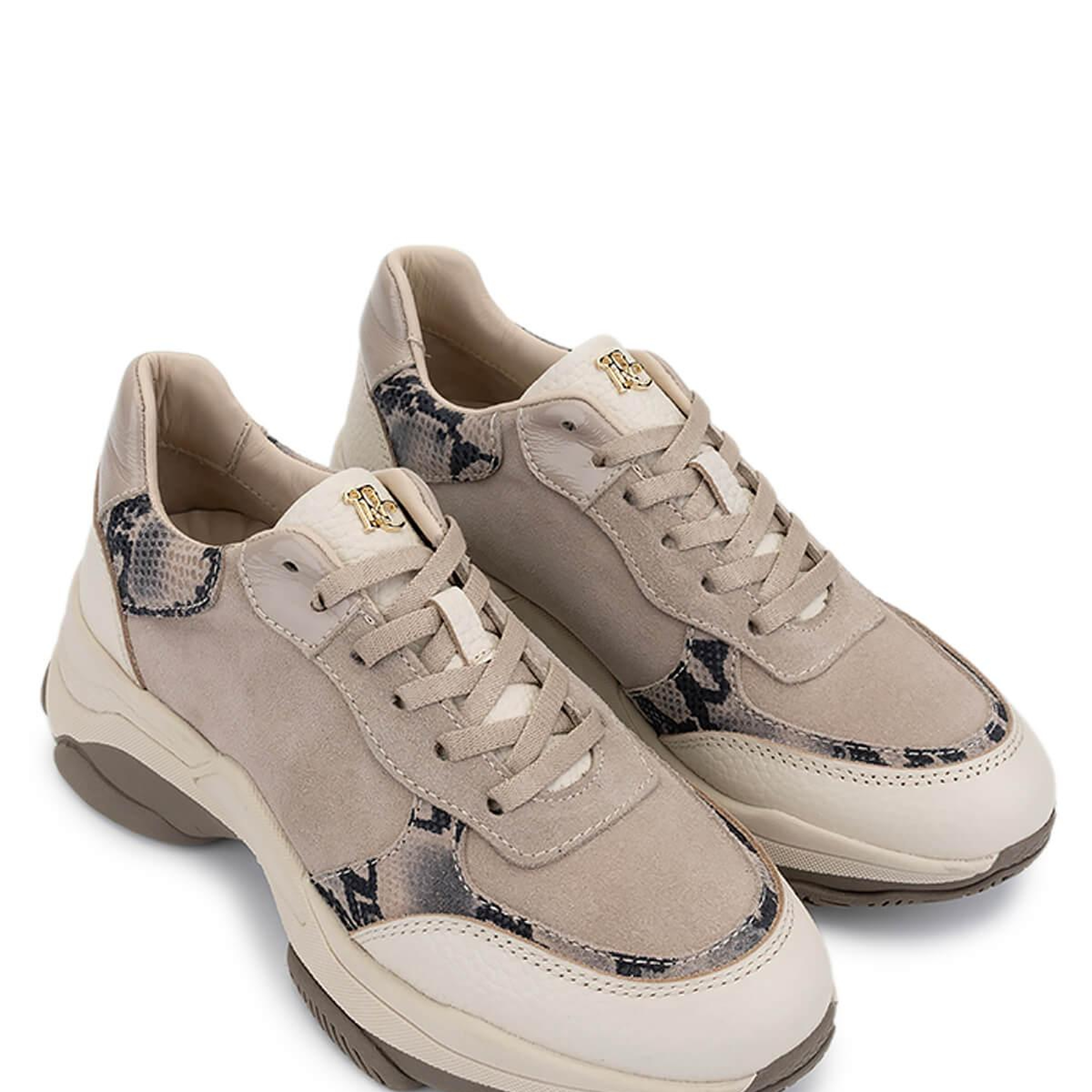 Tamer Tanca Kadın Hakiki Deri Bej Süet Sneakers & Spor Ayakkabı