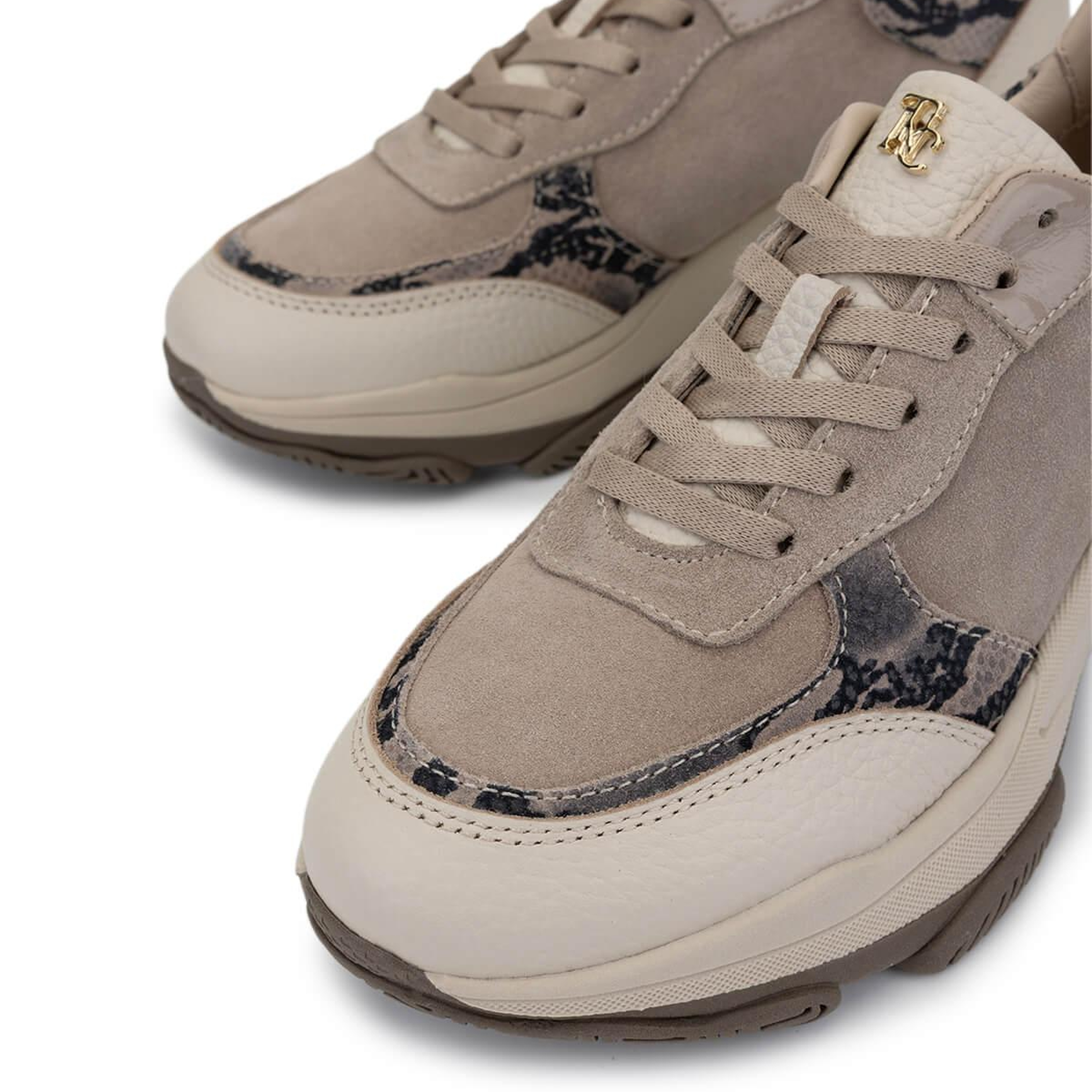 Tamer Tanca Kadın Hakiki Deri Bej Süet Sneakers & Spor Ayakkabı