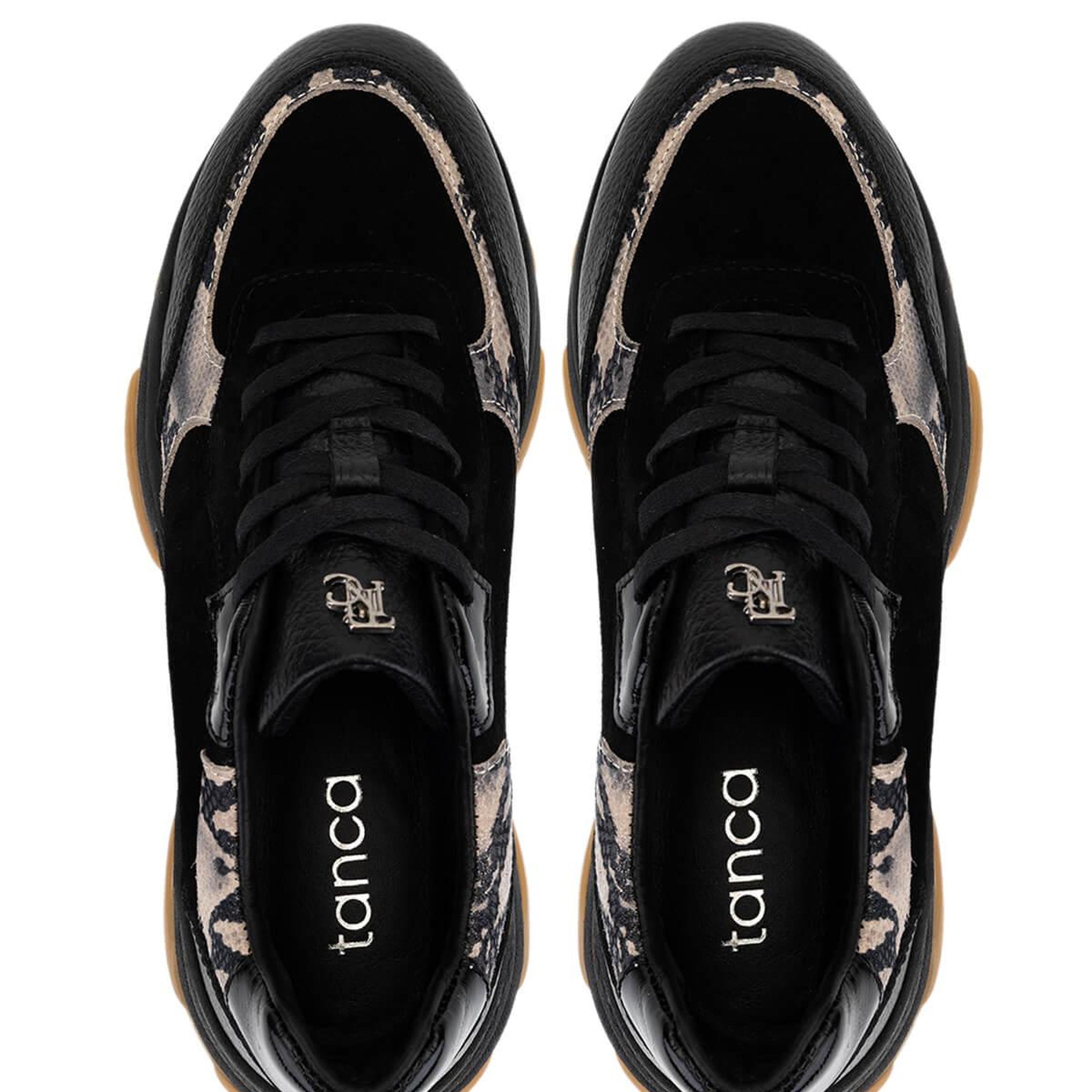 Tamer Tanca Kadın Hakiki Deri Siyah Sneakers & Spor Ayakkabı