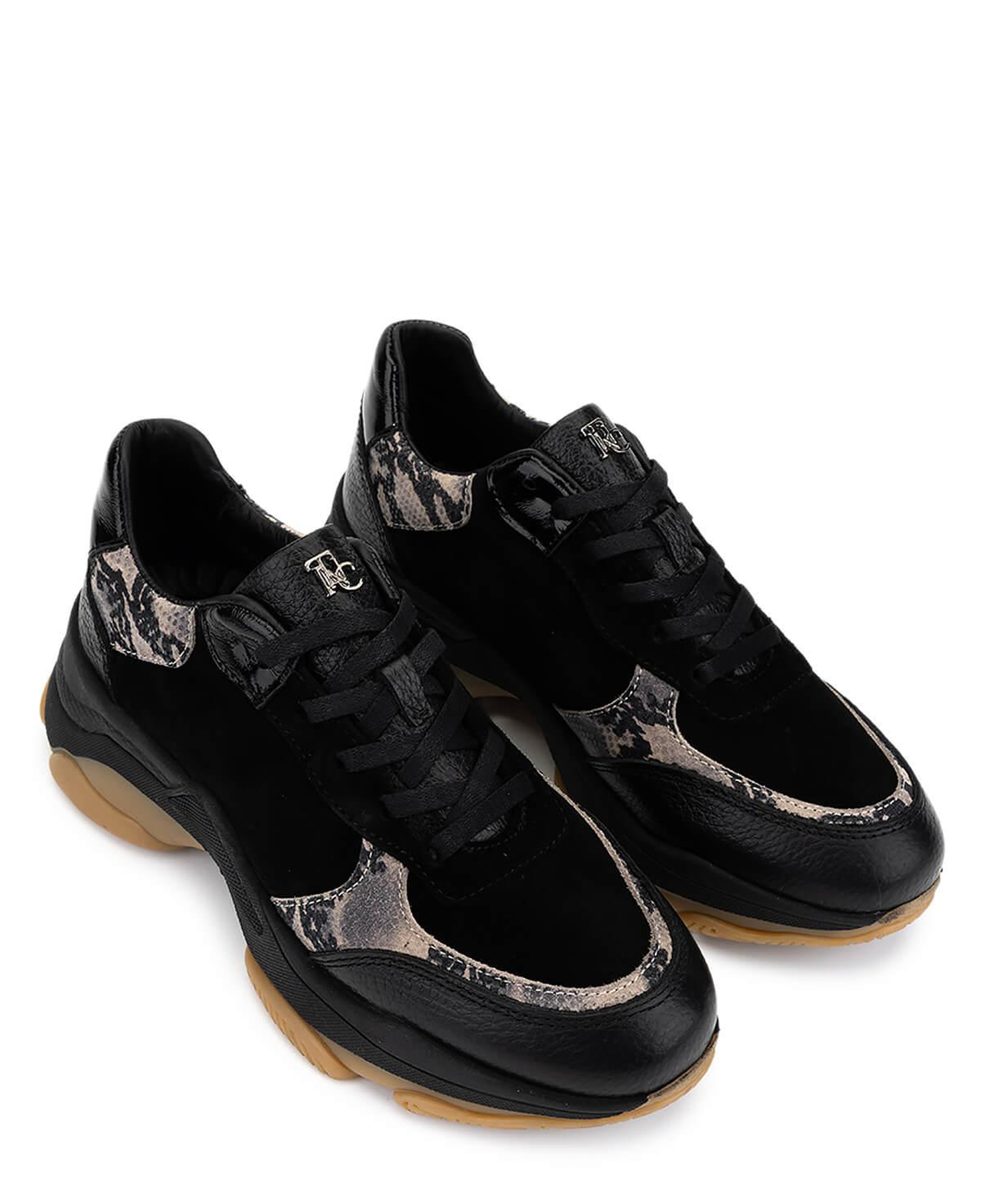 Tamer Tanca Kadın Hakiki Deri Siyah Sneakers & Spor Ayakkabı