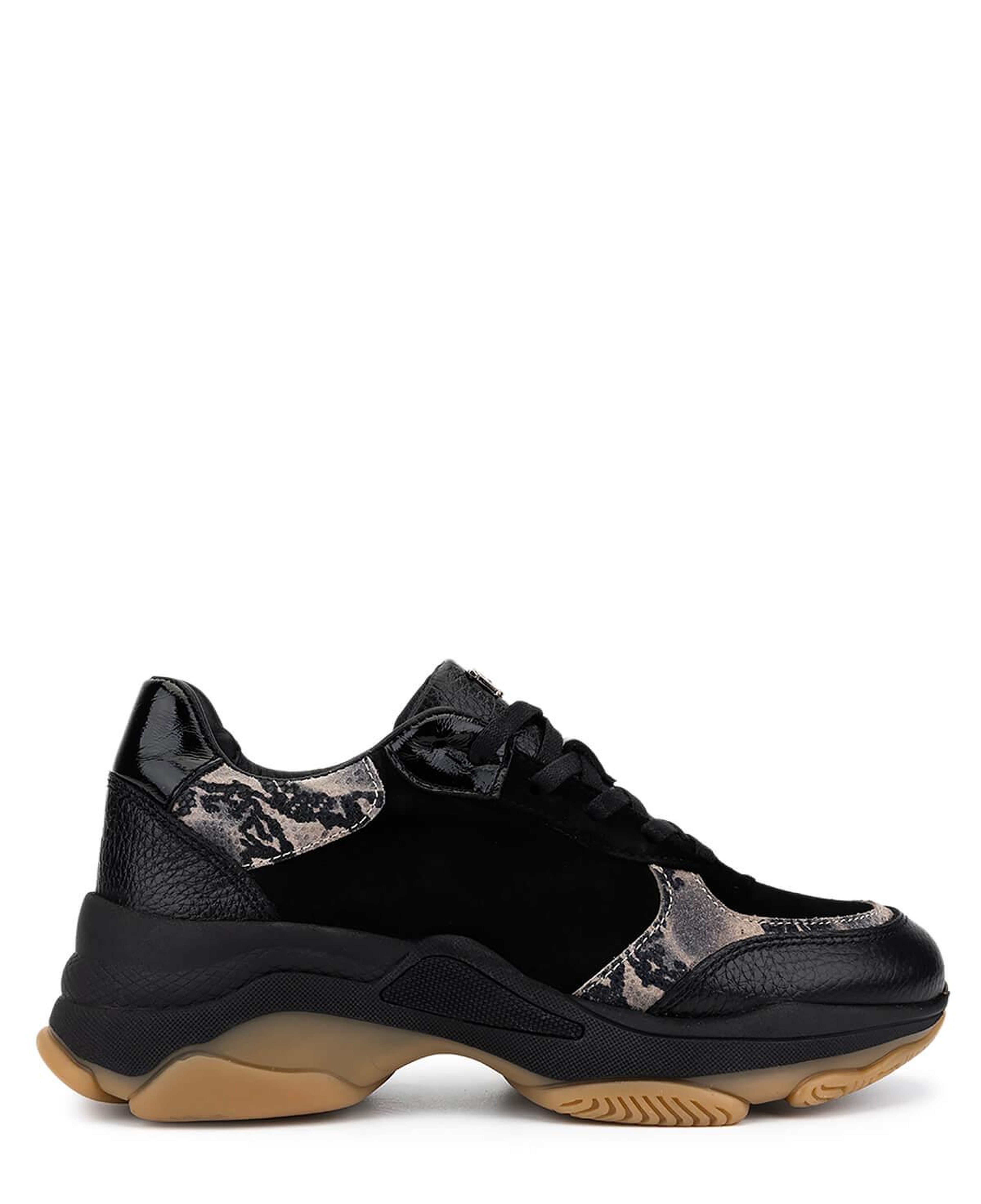 Tamer Tanca Kadın Hakiki Deri Siyah Sneakers & Spor Ayakkabı