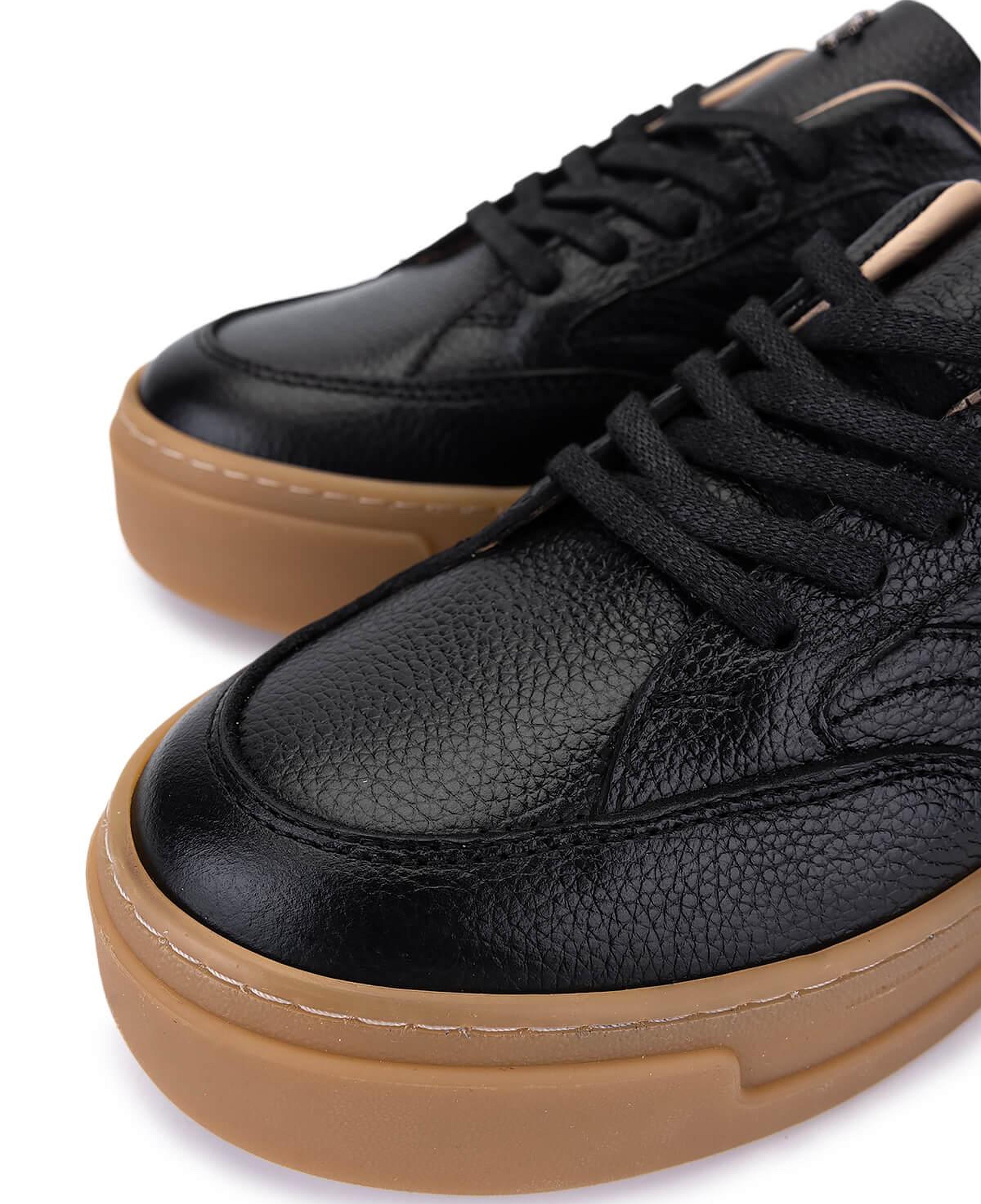 Tamer Tanca Kadın Hakiki Deri Siyah Floter Sneakers & Spor Ayakkabı