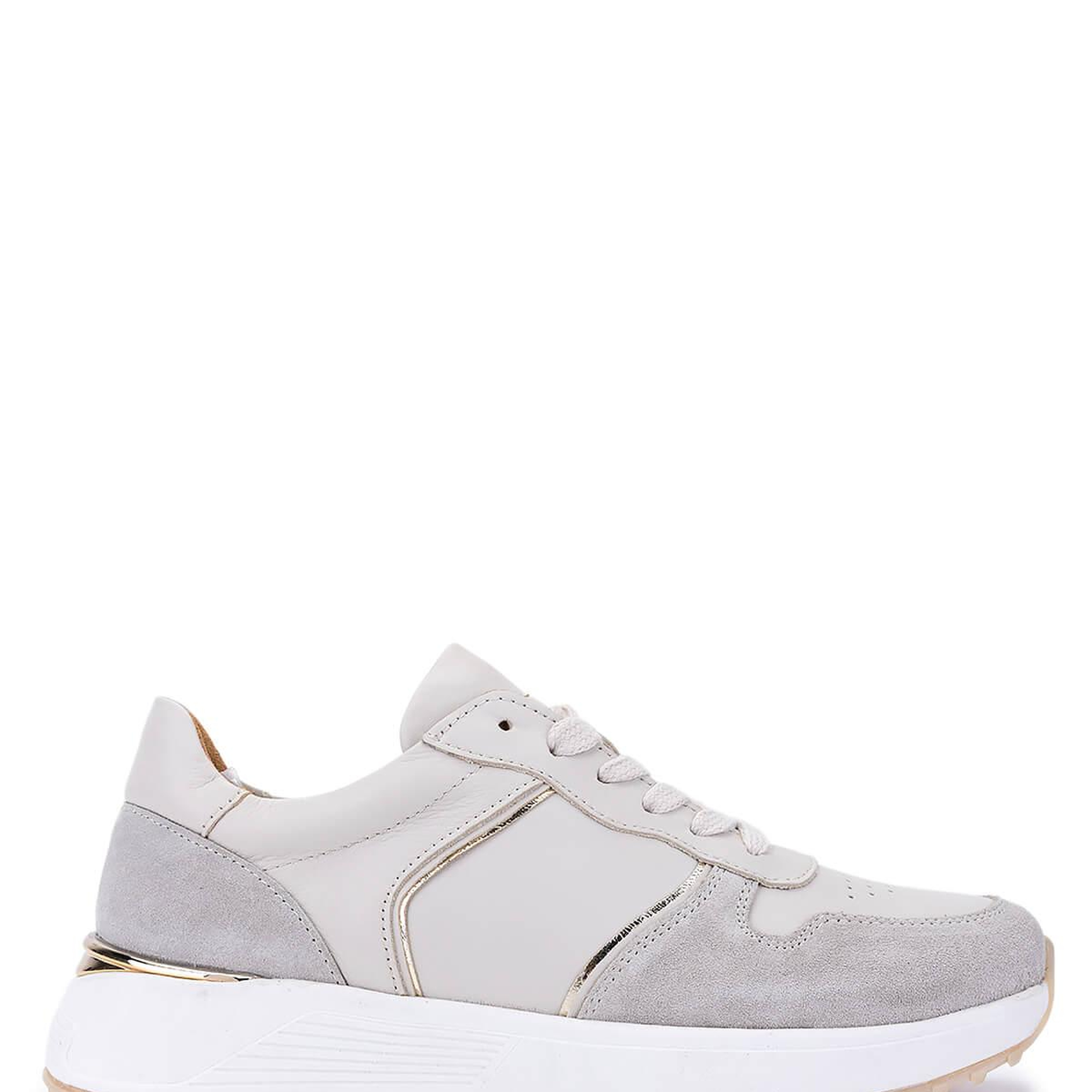 Tamer Tanca Kadın Hakiki Deri Bej Süet Sneakers & Spor Ayakkabı