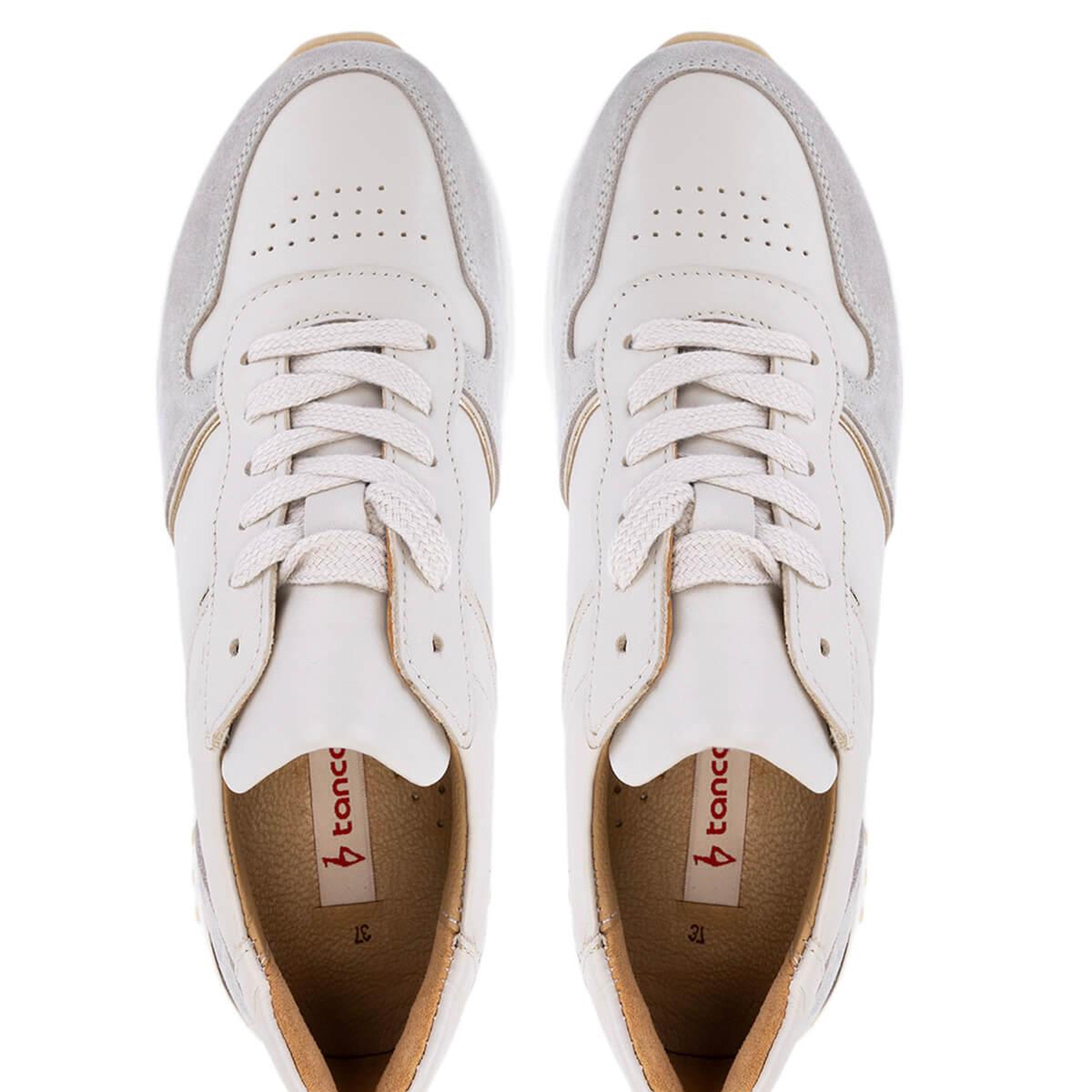 Tamer Tanca Kadın Hakiki Deri Bej Süet Sneakers & Spor Ayakkabı