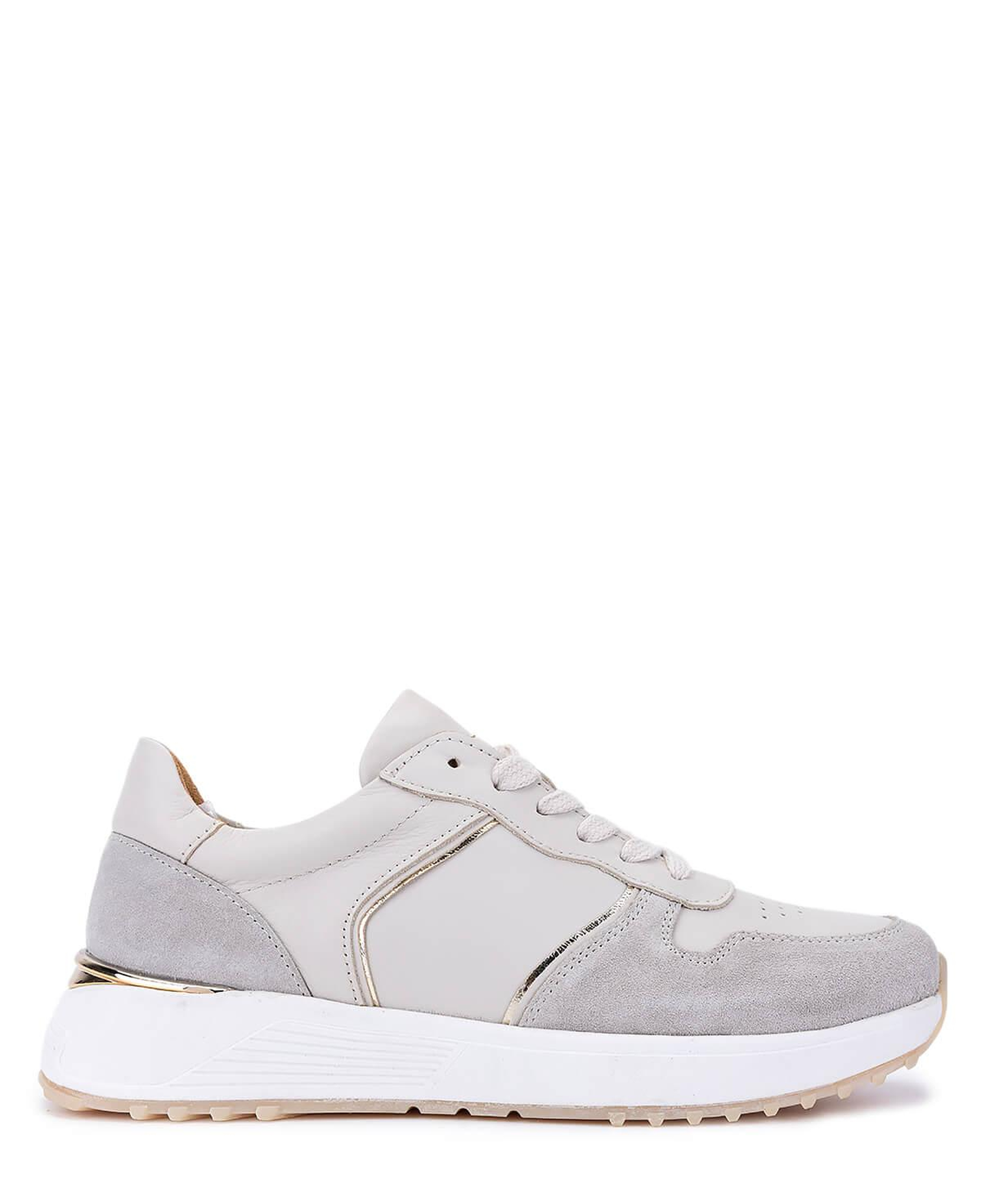 Tamer Tanca Kadın Hakiki Deri Bej Süet Sneakers & Spor Ayakkabı