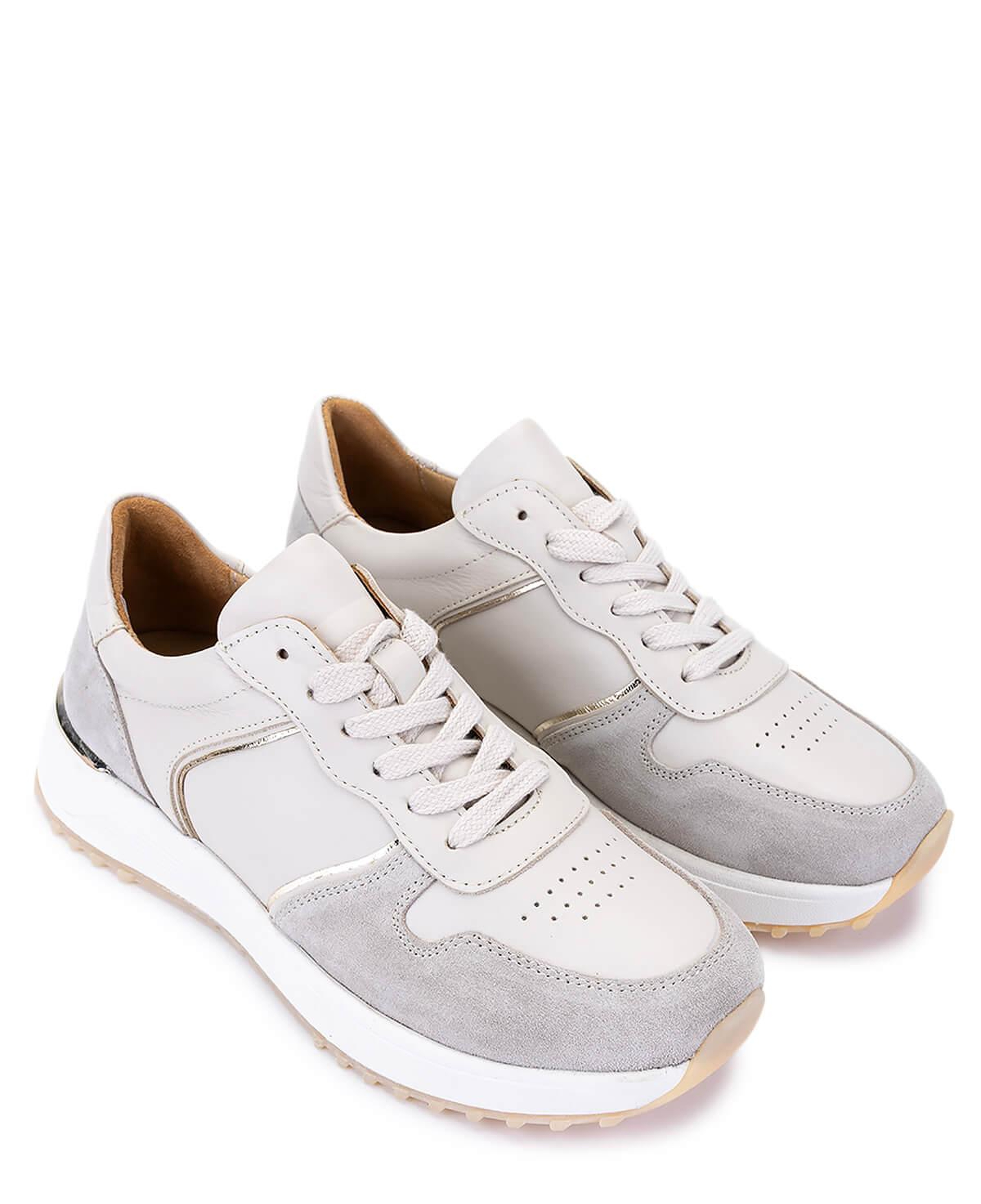 Tamer Tanca Kadın Hakiki Deri Bej Süet Sneakers & Spor Ayakkabı