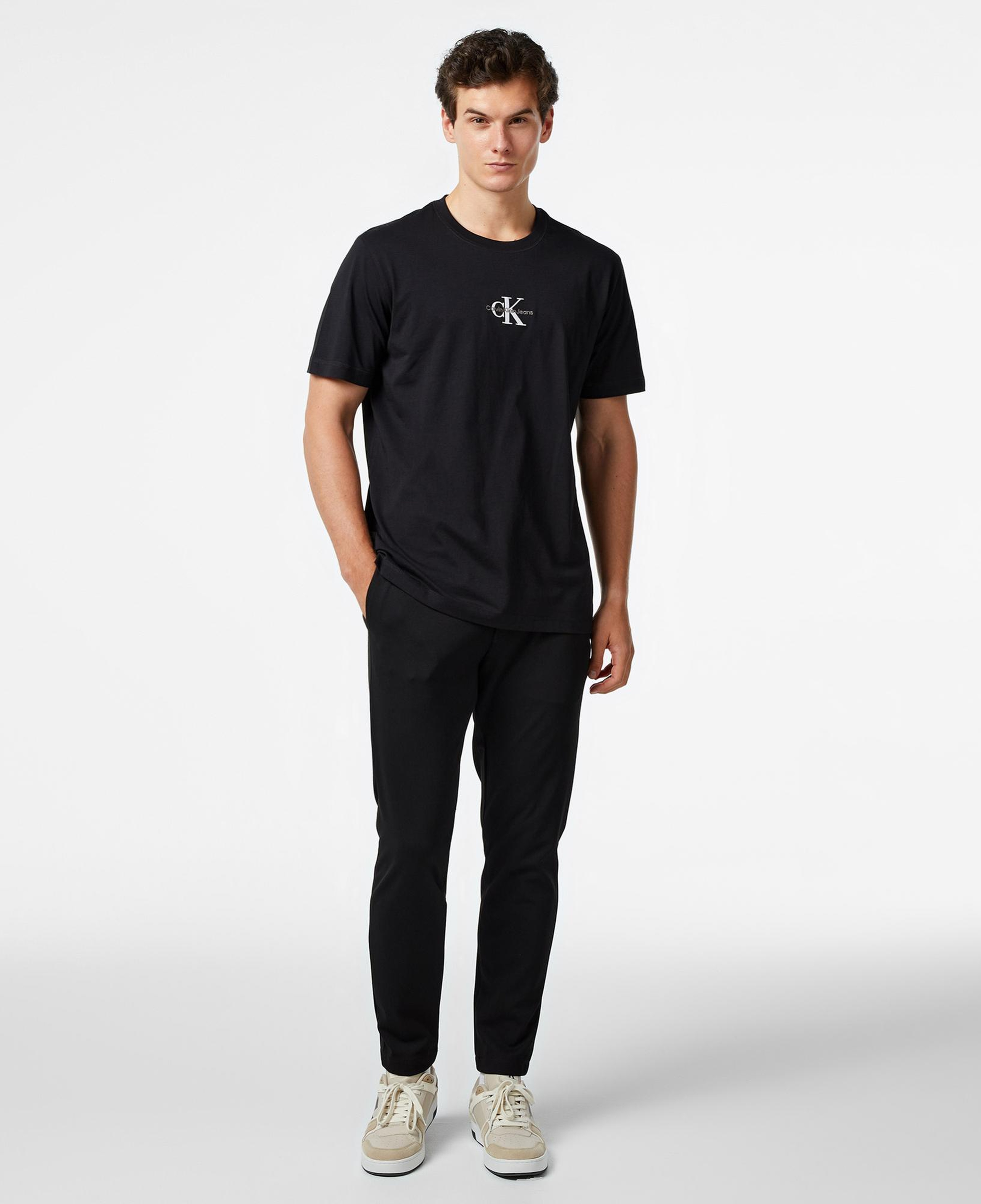 Calvin Klein Jeans Monologo Erkek Siyah T-Shirt