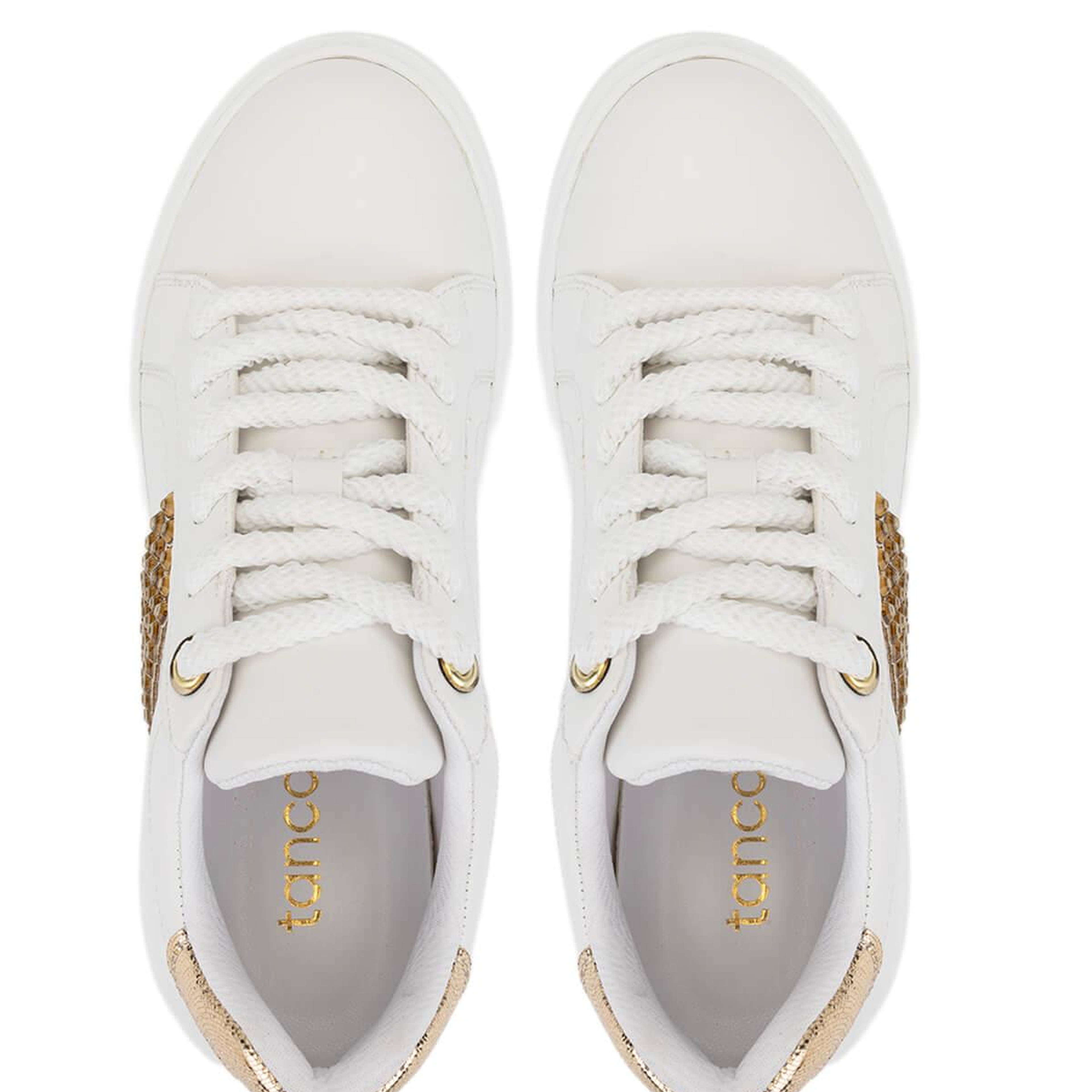 Tamer Tanca Kadın Suni Deri Beyaz Sneakers & Spor Ayakkabı