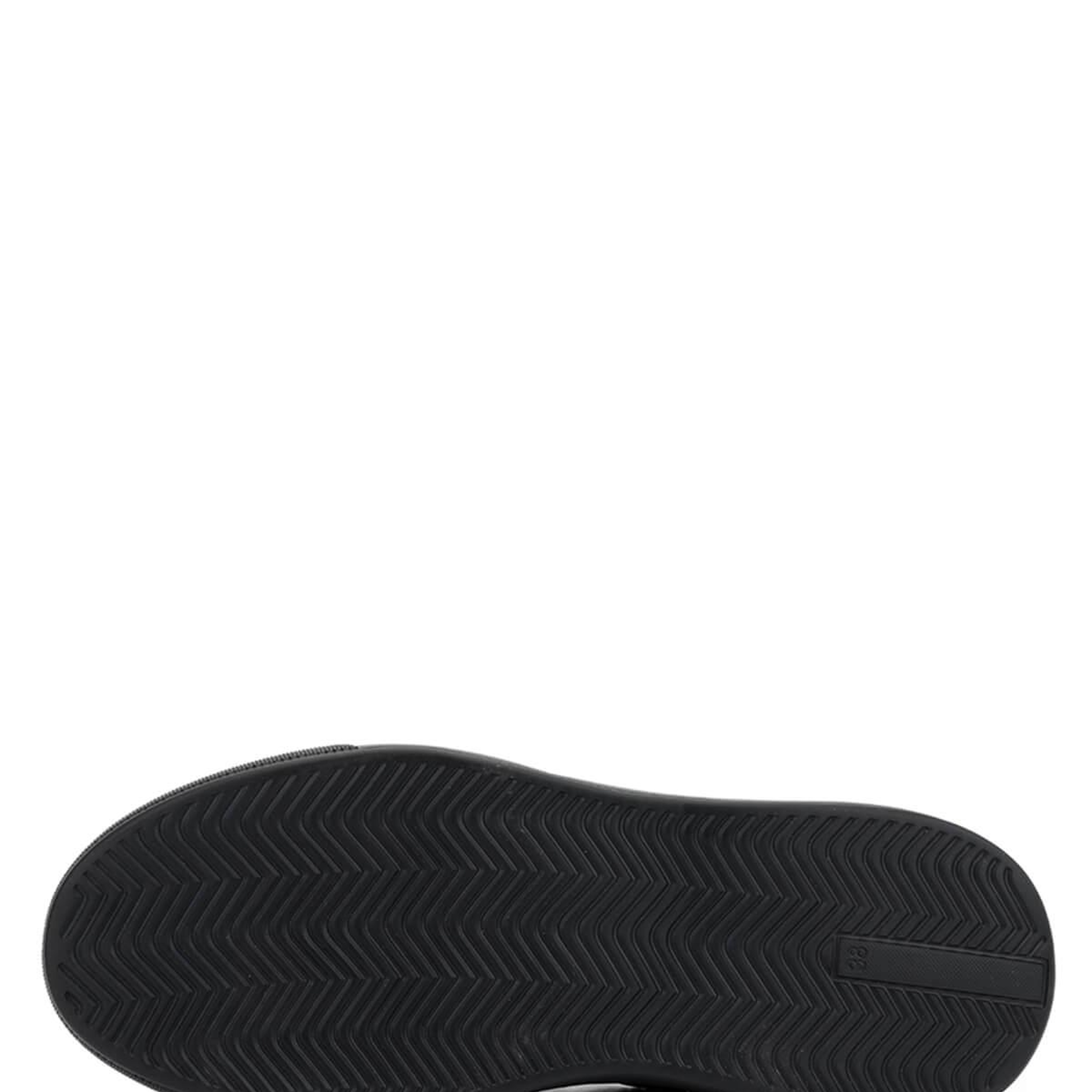 Tamer Tanca Kadın Suni Deri Siyah/Antrasit Sneakers & Spor Ayakkabı
