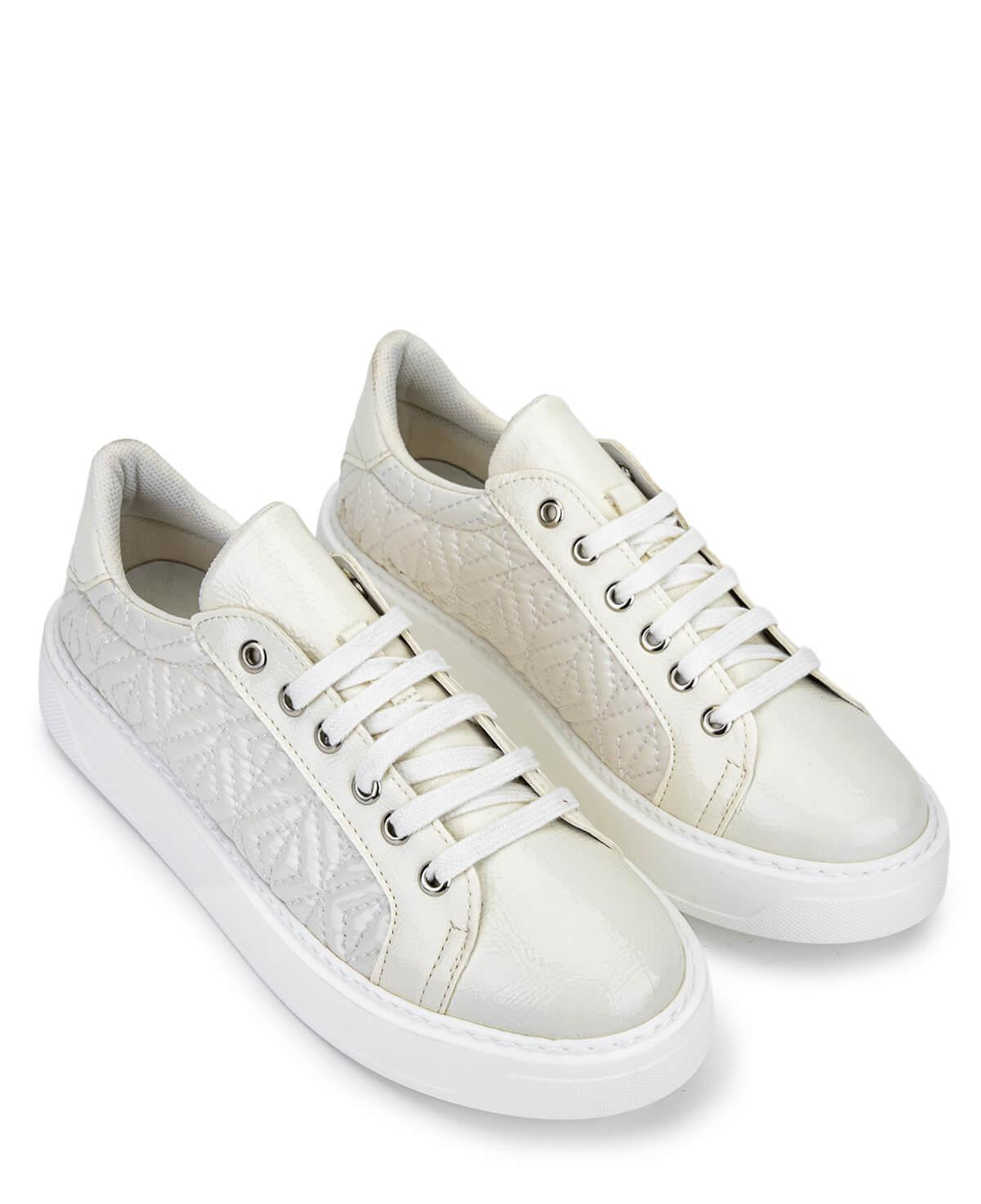 Tamer Tanca Kadın Suni Deri Beyaz Sneakers & Spor Ayakkabı
