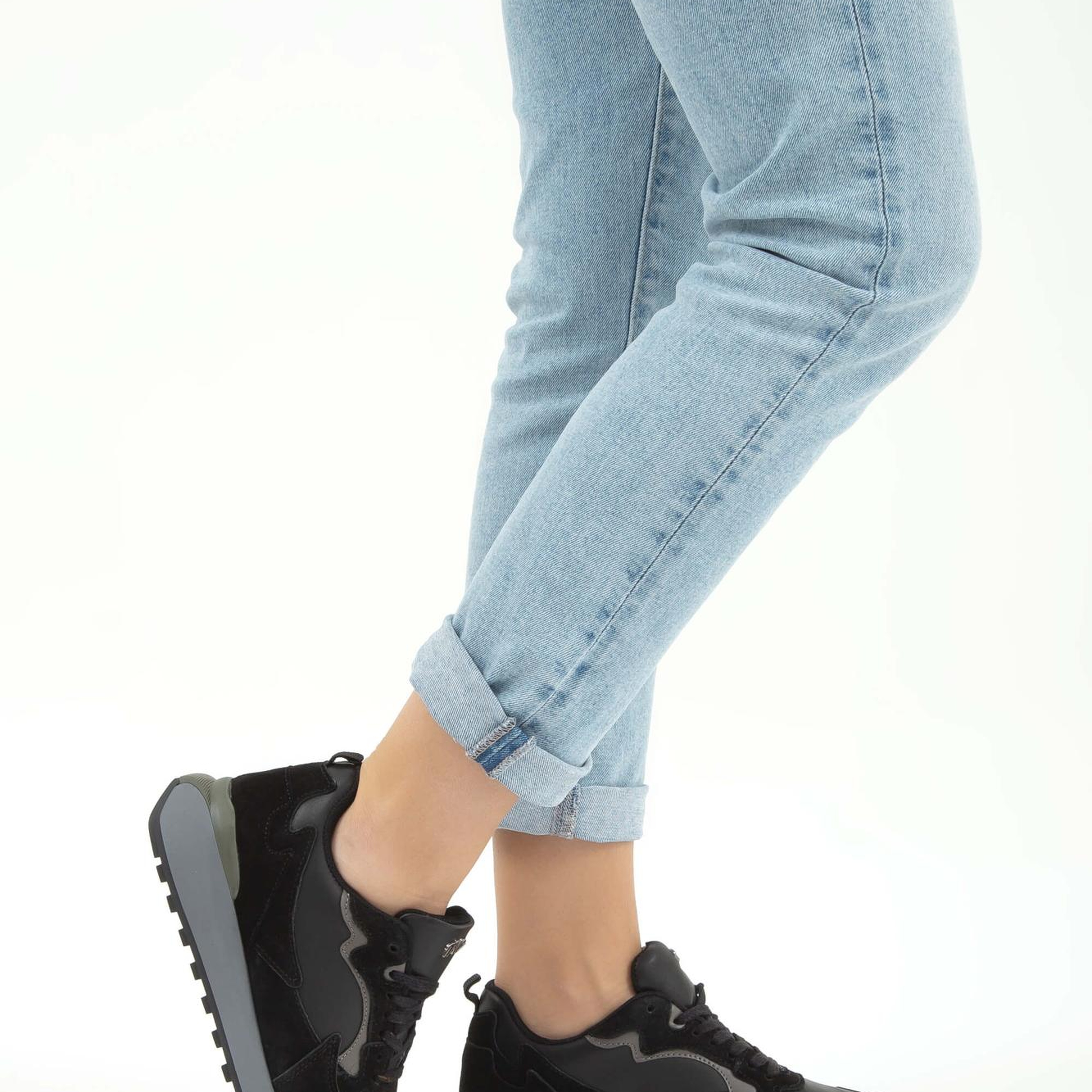 Tamer Tanca Kadın Vegan Siyah Sneakers & Spor Ayakkabı