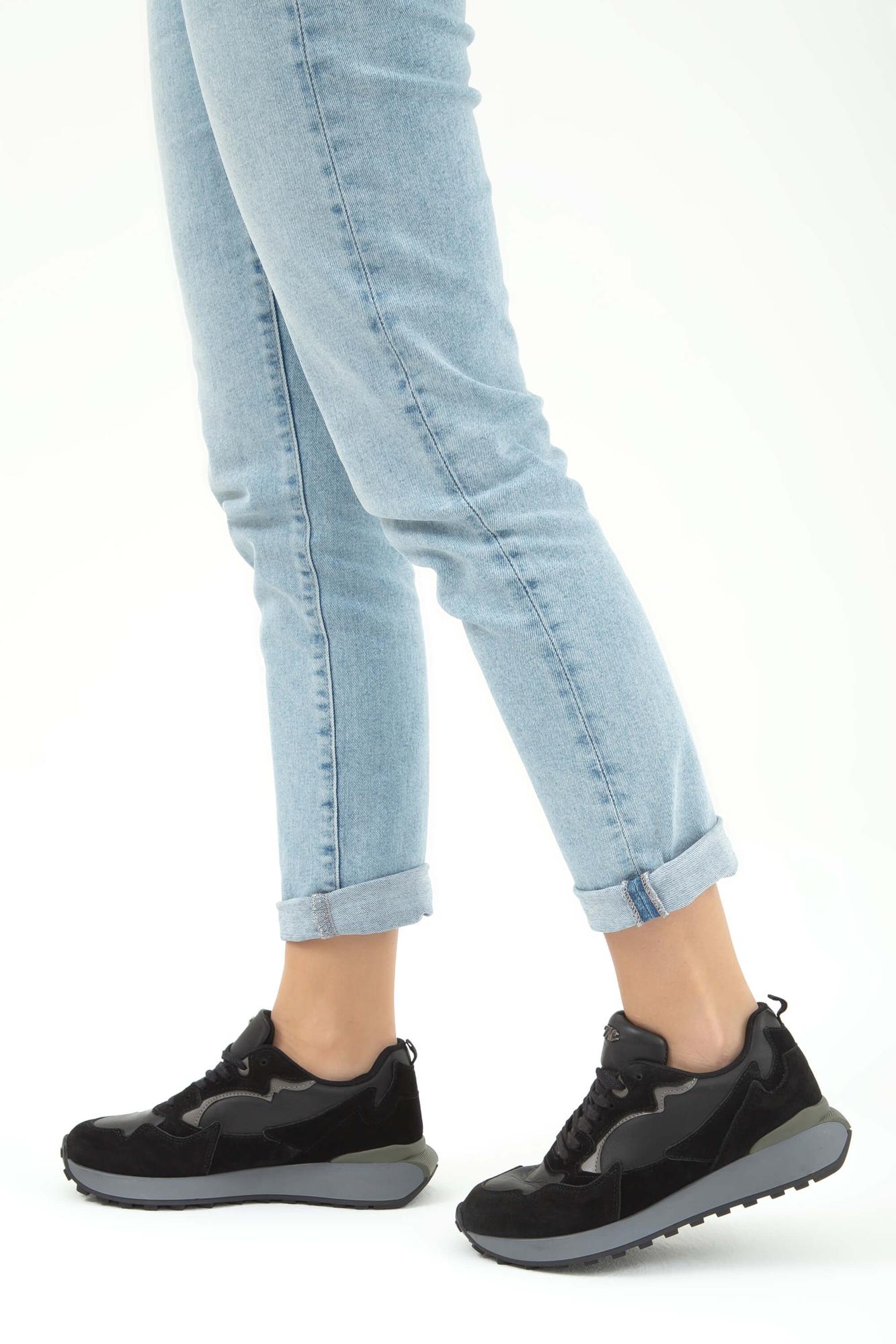 Tamer Tanca Kadın Vegan Siyah Sneakers & Spor Ayakkabı