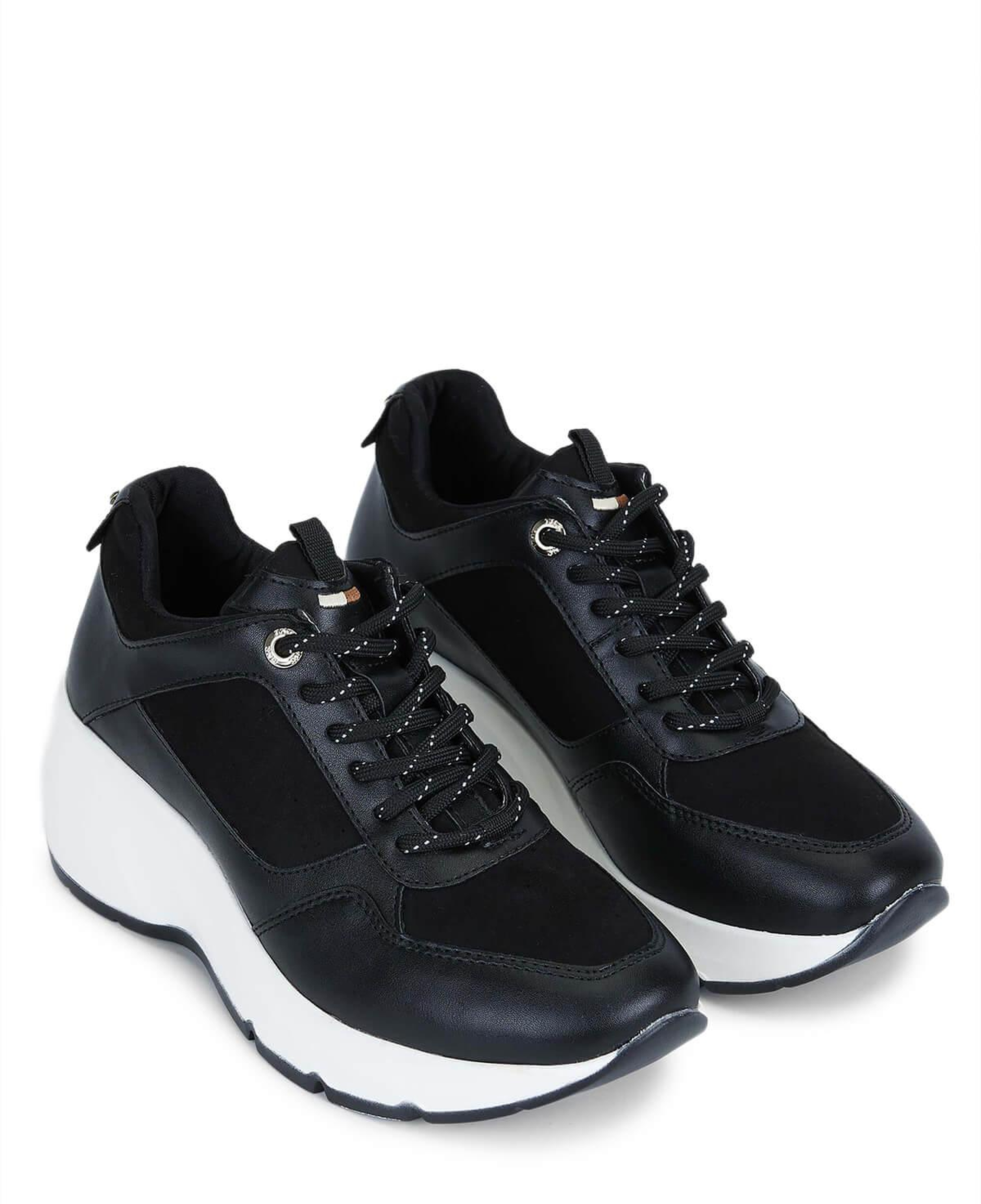 Tamer Tanca Kadın Vegan Siyah Sneakers & Spor Ayakkabı