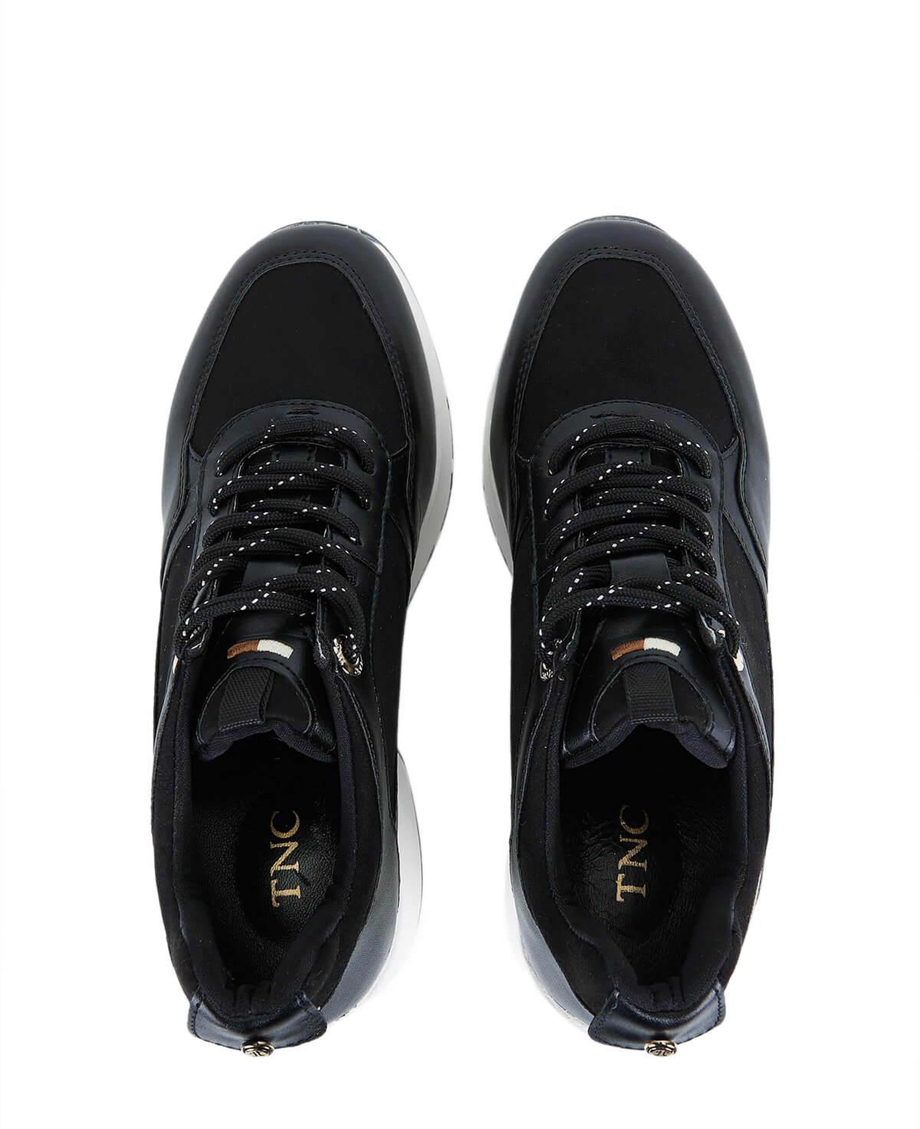 Tamer Tanca Kadın Vegan Siyah Sneakers & Spor Ayakkabı