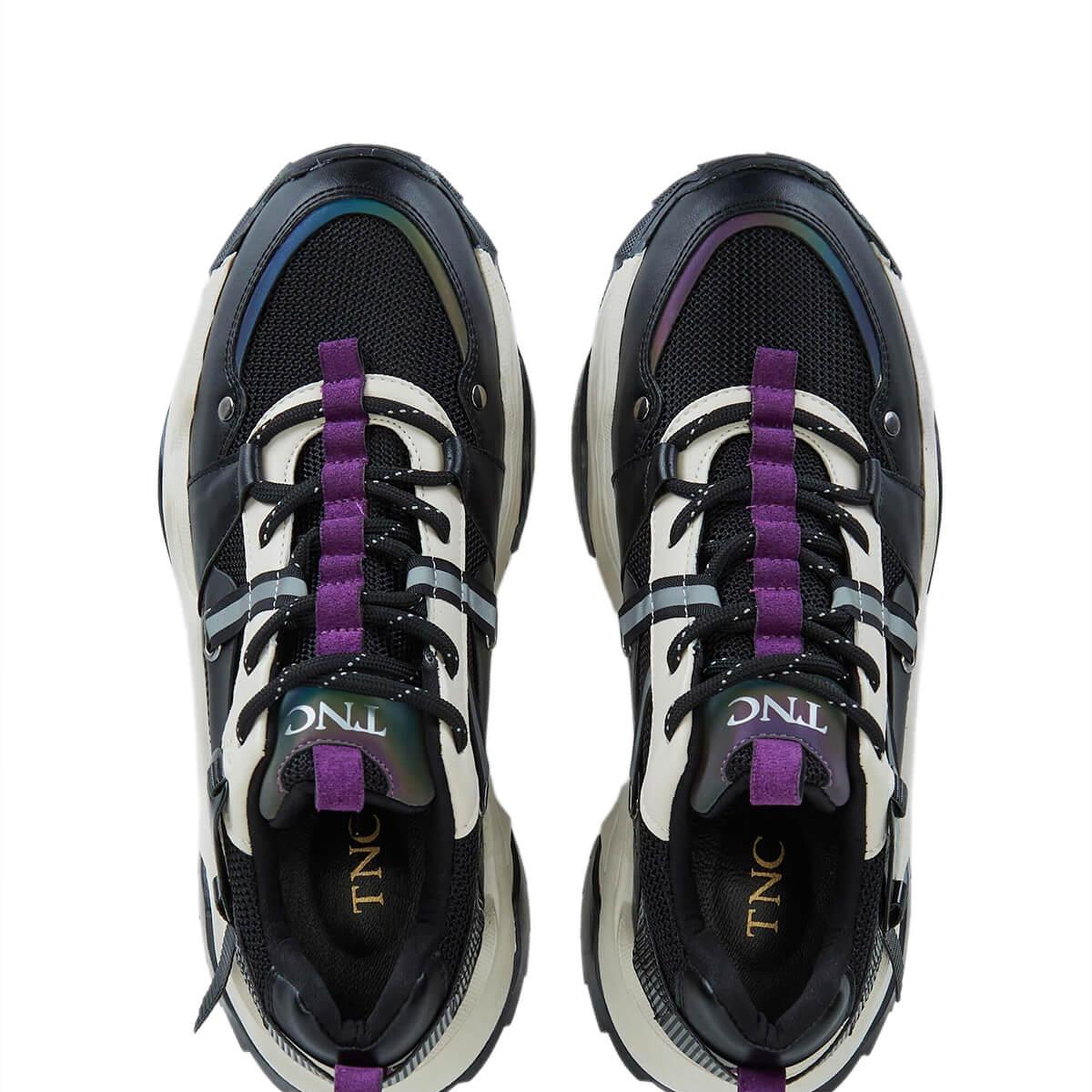 Tamer Tanca Kadın Vegan Siyah Sneakers & Spor Ayakkabı