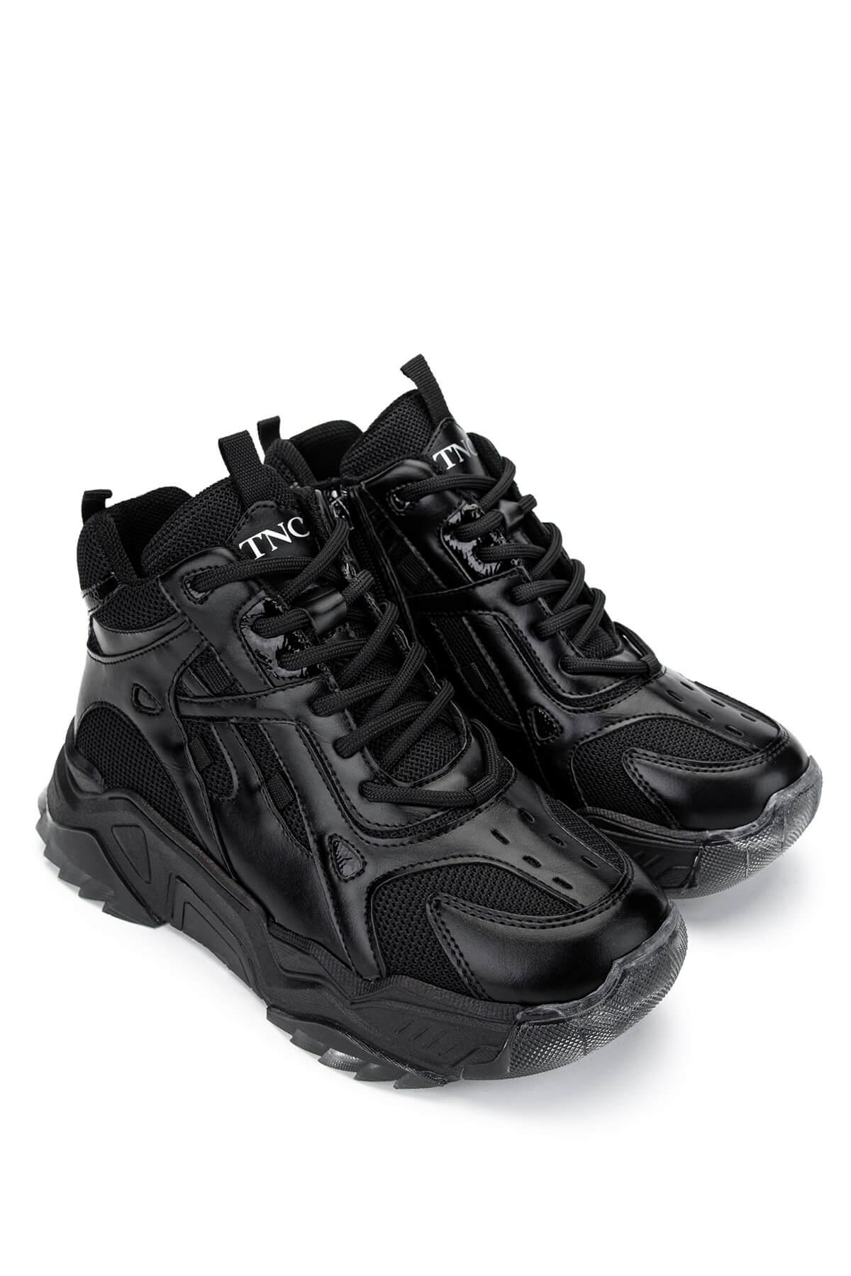 Tamer Tanca Kadın Vegan Siyah/Siyah Sneakers & Spor Bot