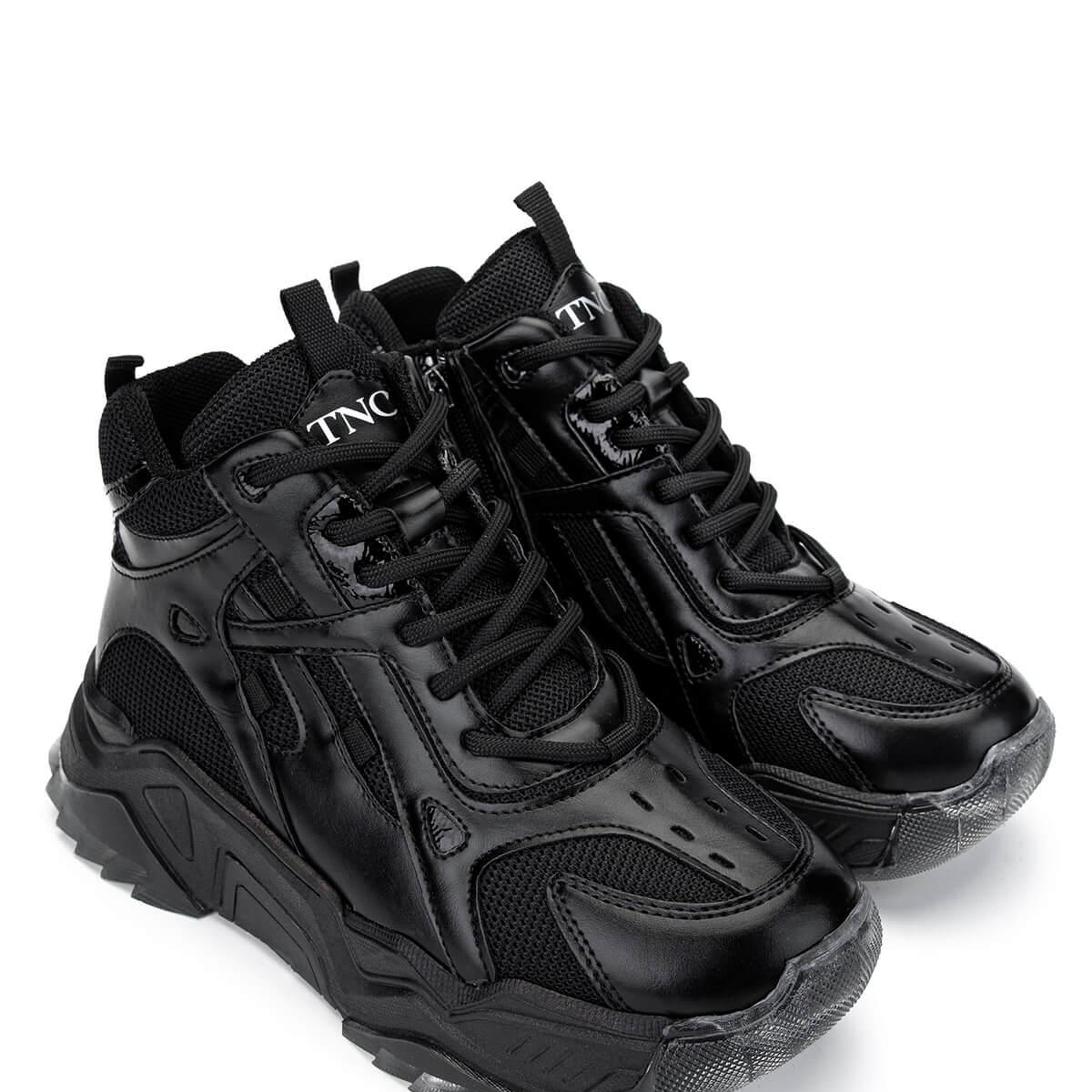 Tamer Tanca Kadın Vegan Siyah/Siyah Sneakers & Spor Bot