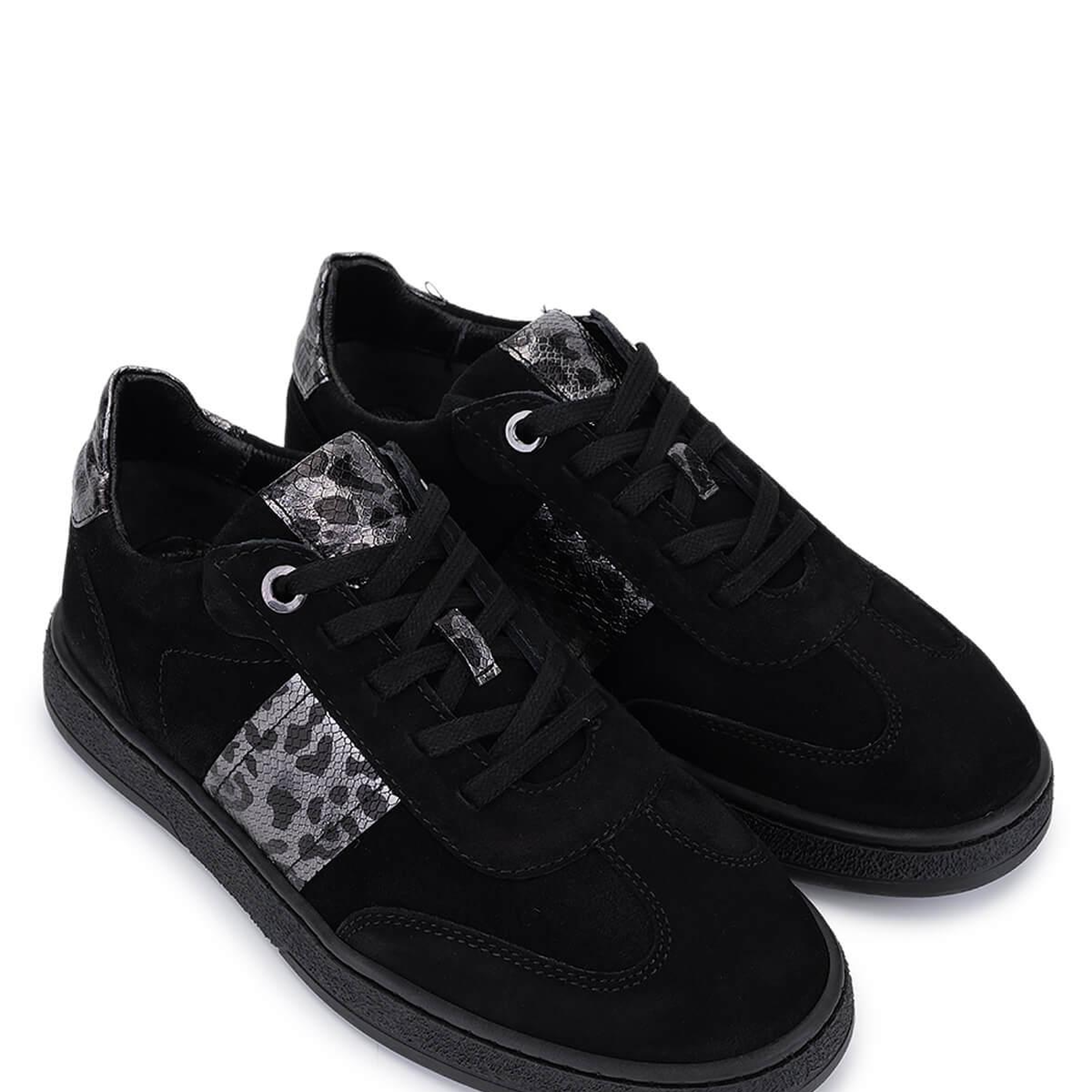 Tamer Tanca Kadın Hakiki Deri Siyah Sneakers & Spor Ayakkabı