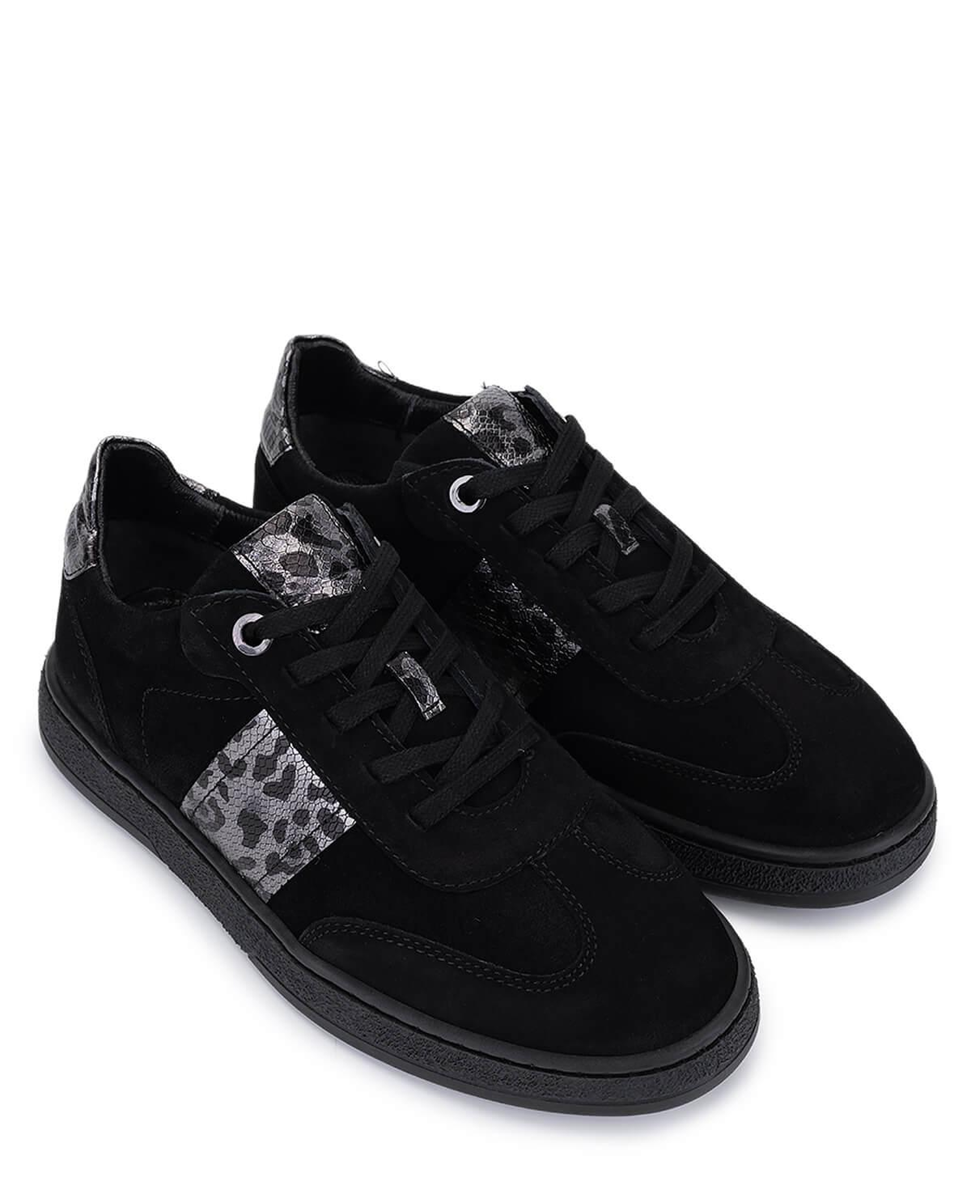 Tamer Tanca Kadın Hakiki Deri Siyah Sneakers & Spor Ayakkabı