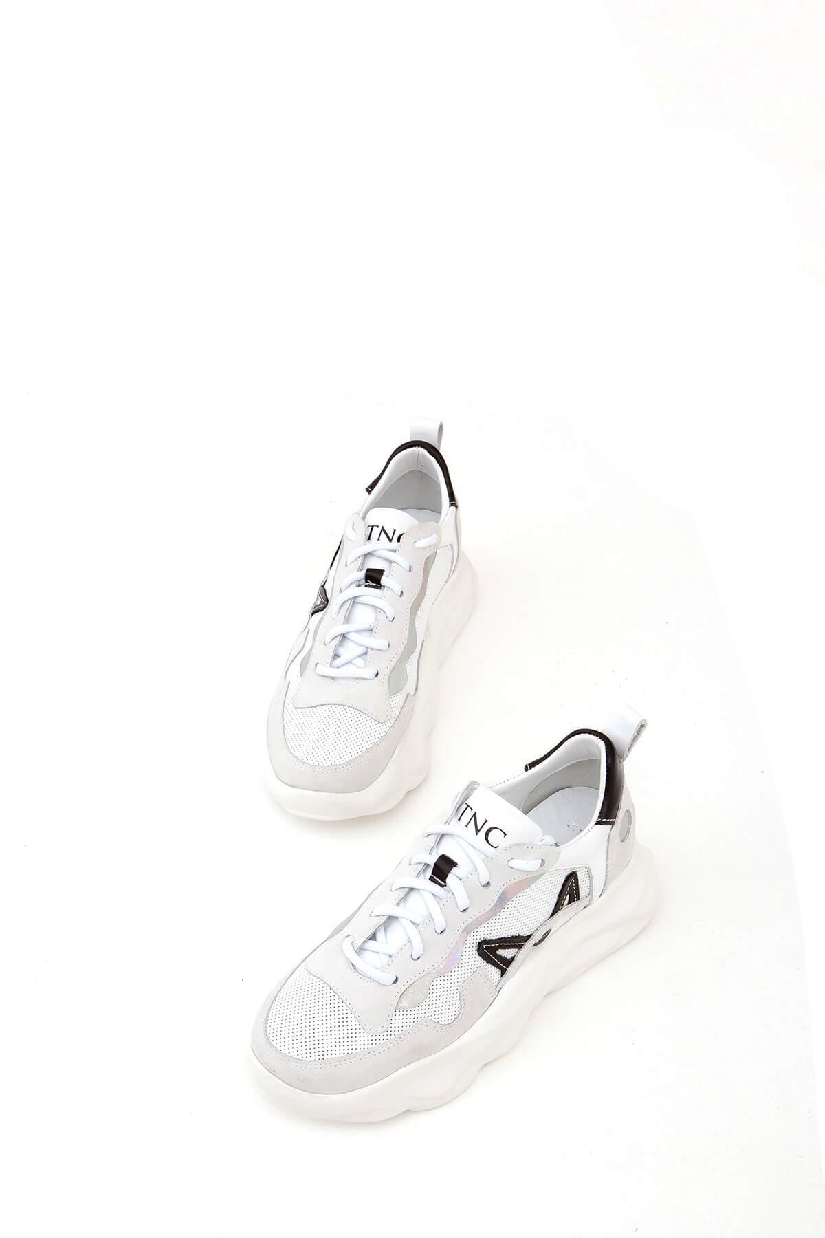 Tamer Tanca Kadın Hakiki Deri Beyaz Sneakers & Spor Ayakkabı