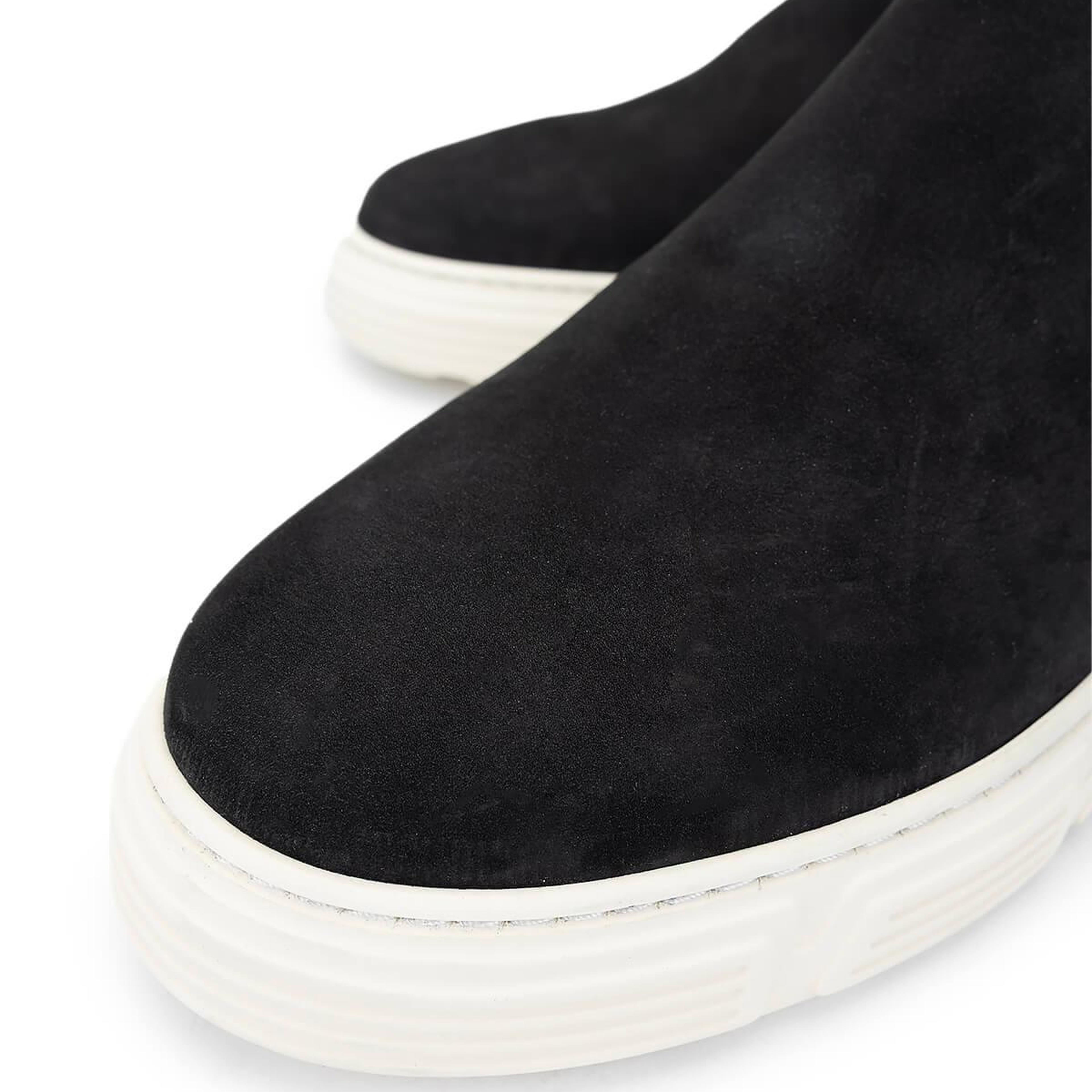 Tamer Tanca Erkek Hakiki Deri Siyah Nubuk Casual Bot