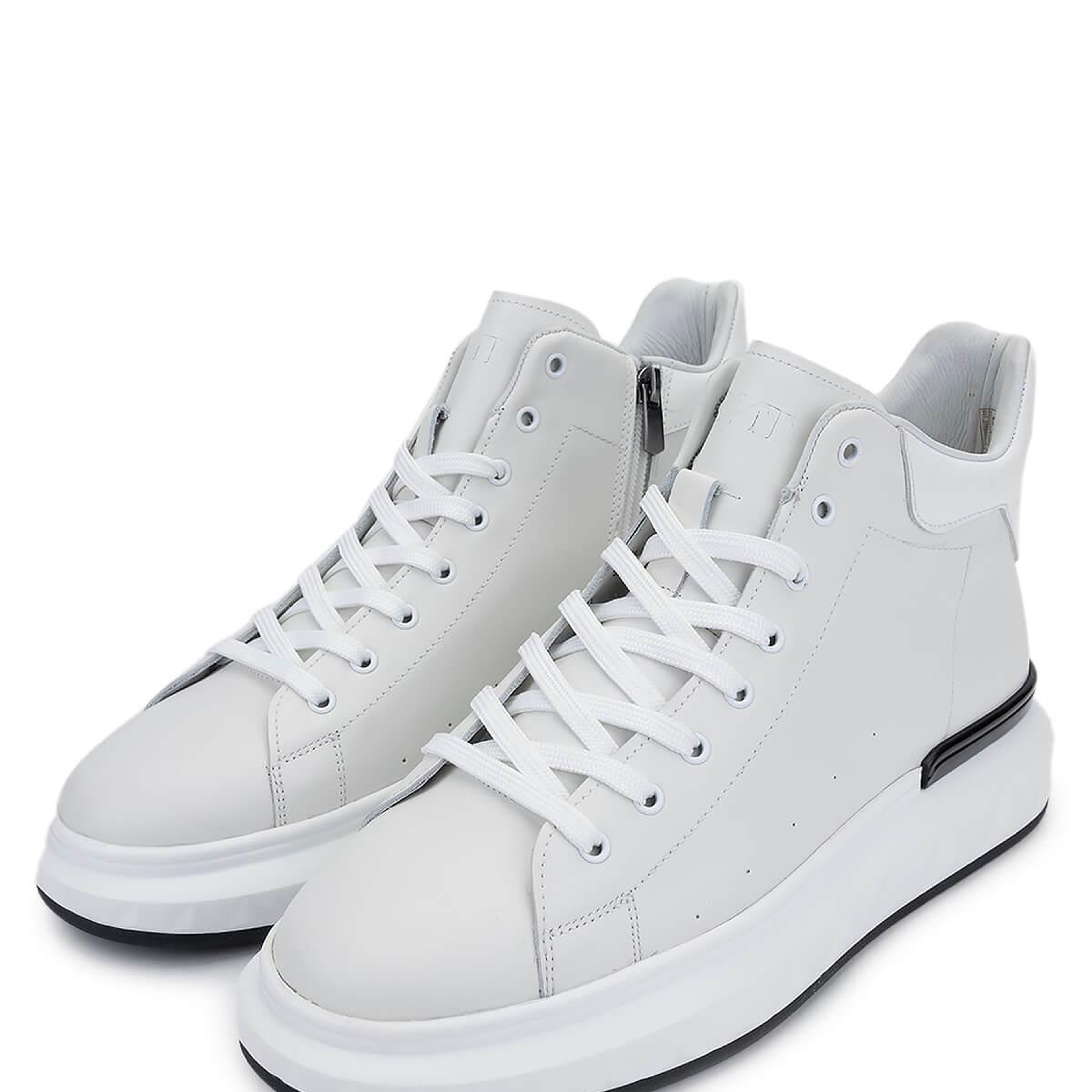 Tamer Tanca Erkek Hakiki Deri Beyaz Bot Ayakkabı