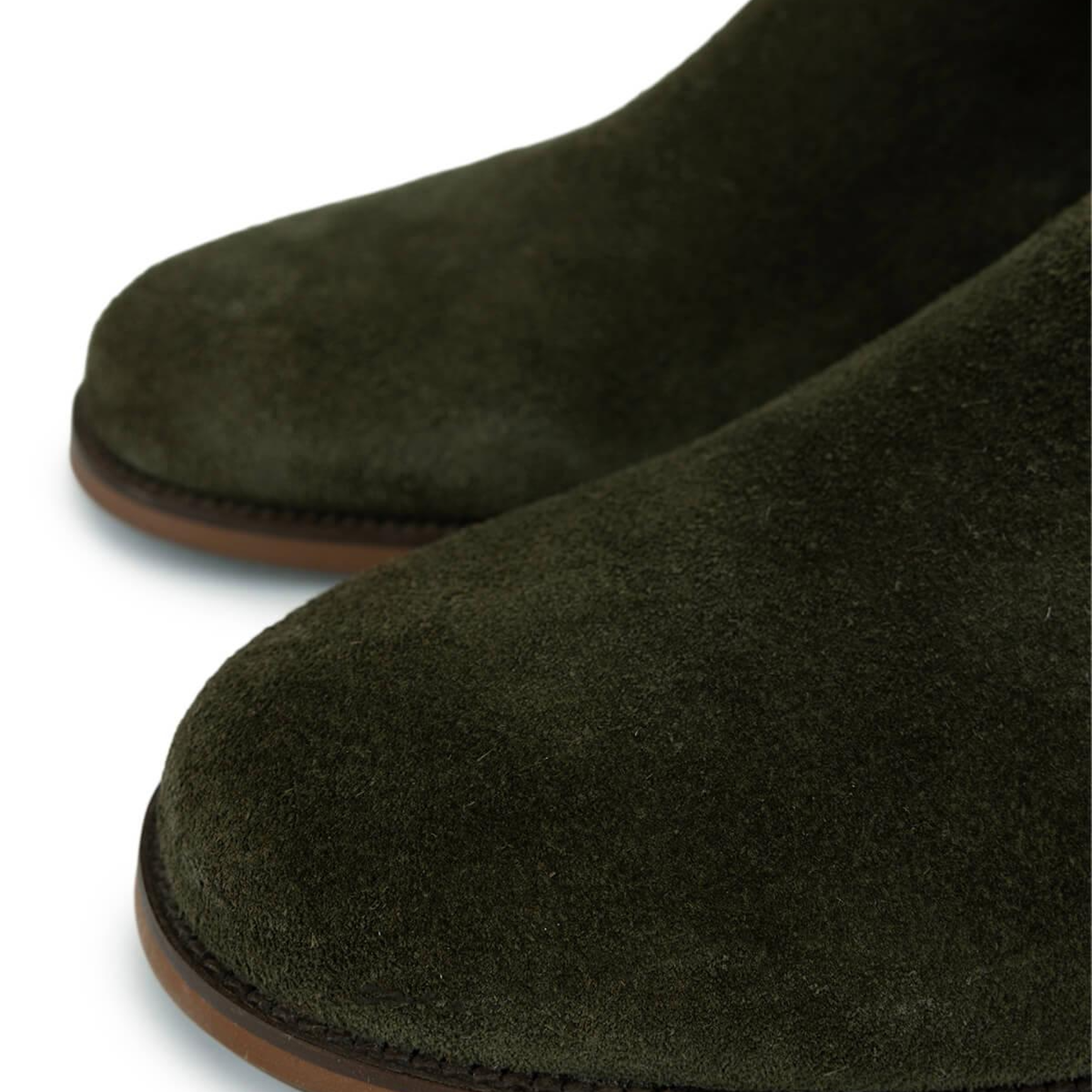 Tamer Tanca Erkek Hakiki Deri Haki Süet Casual Bot