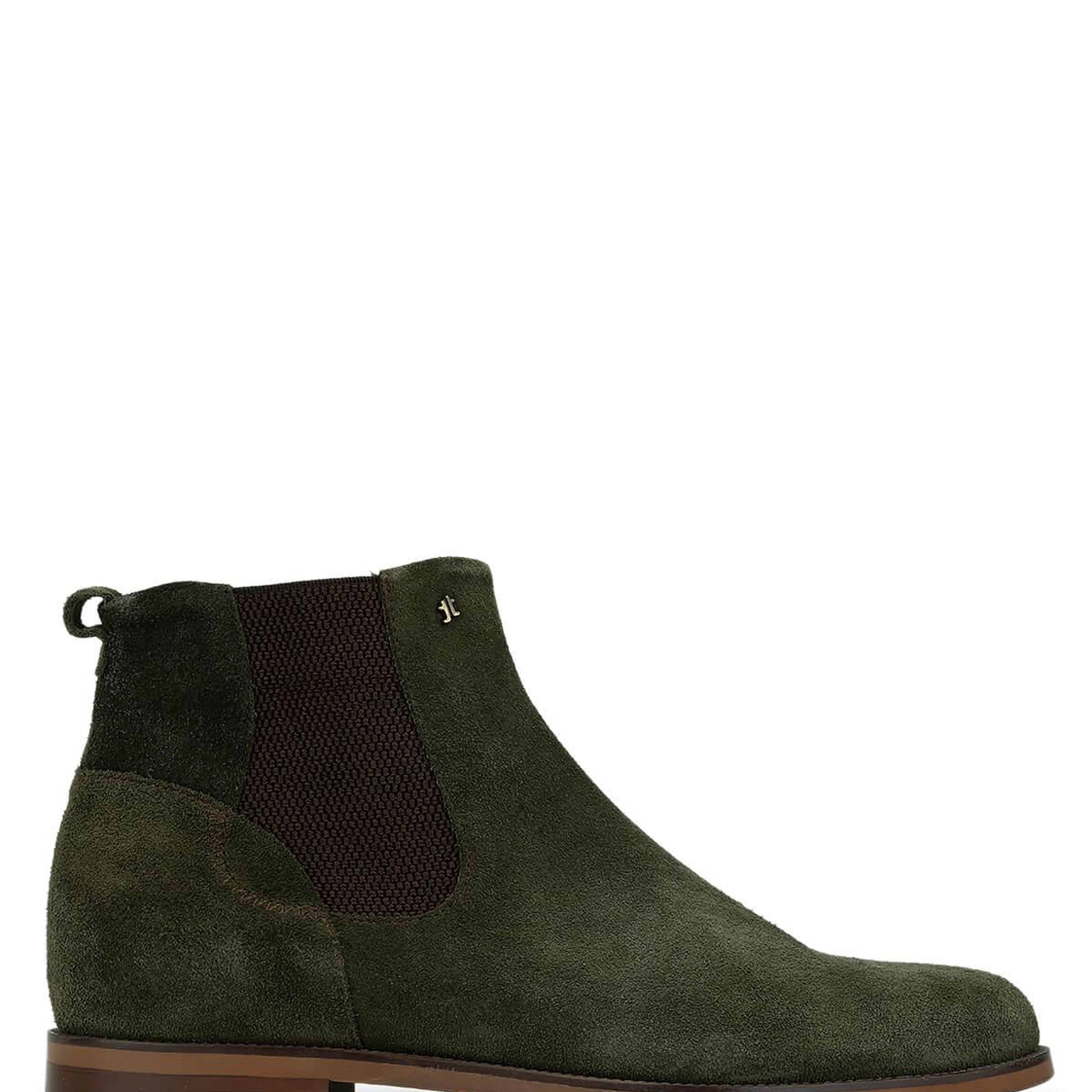 Tamer Tanca Erkek Hakiki Deri Haki Süet Casual Bot