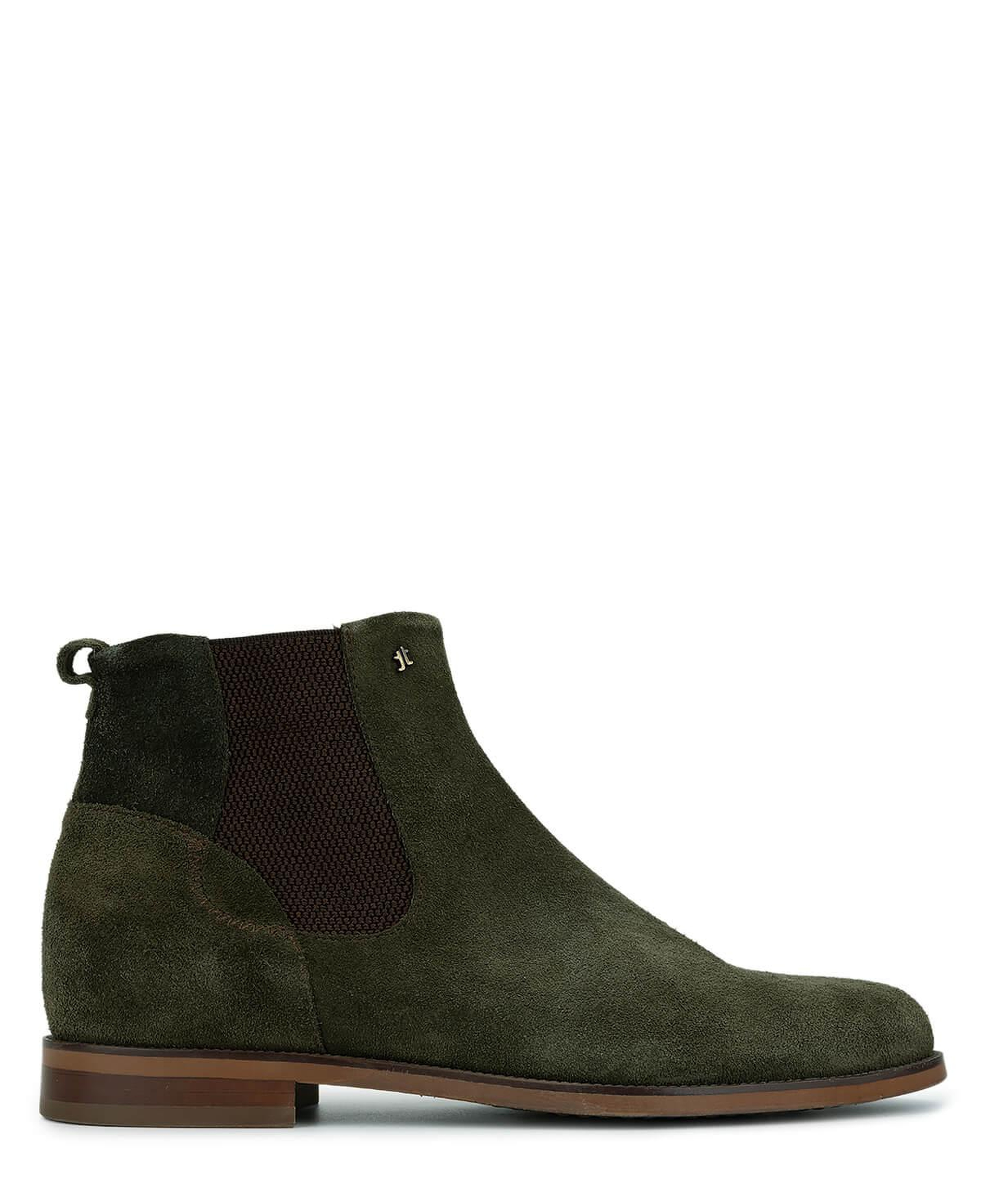 Tamer Tanca Erkek Hakiki Deri Haki Süet Casual Bot