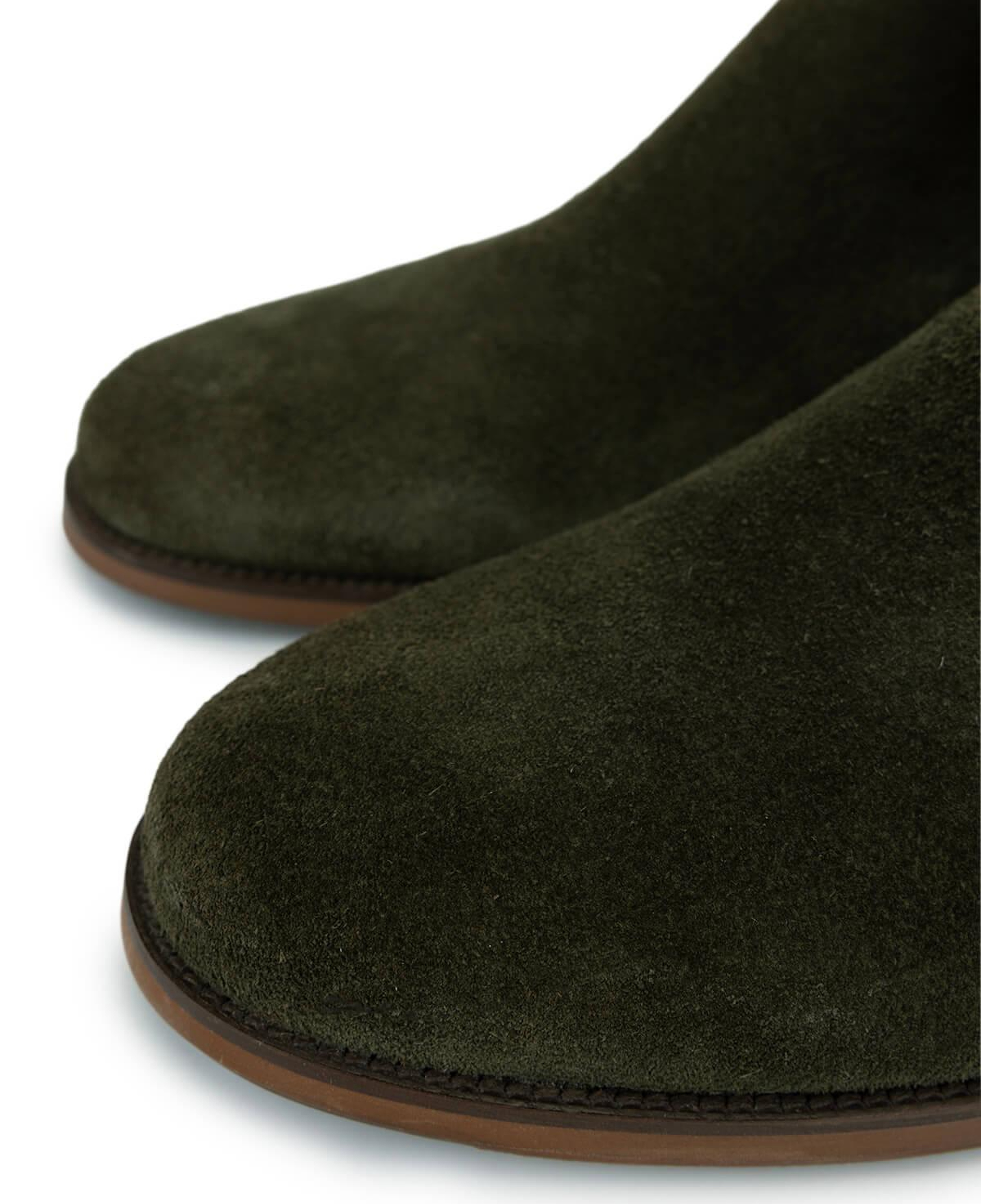 Tamer Tanca Erkek Hakiki Deri Haki Süet Casual Bot