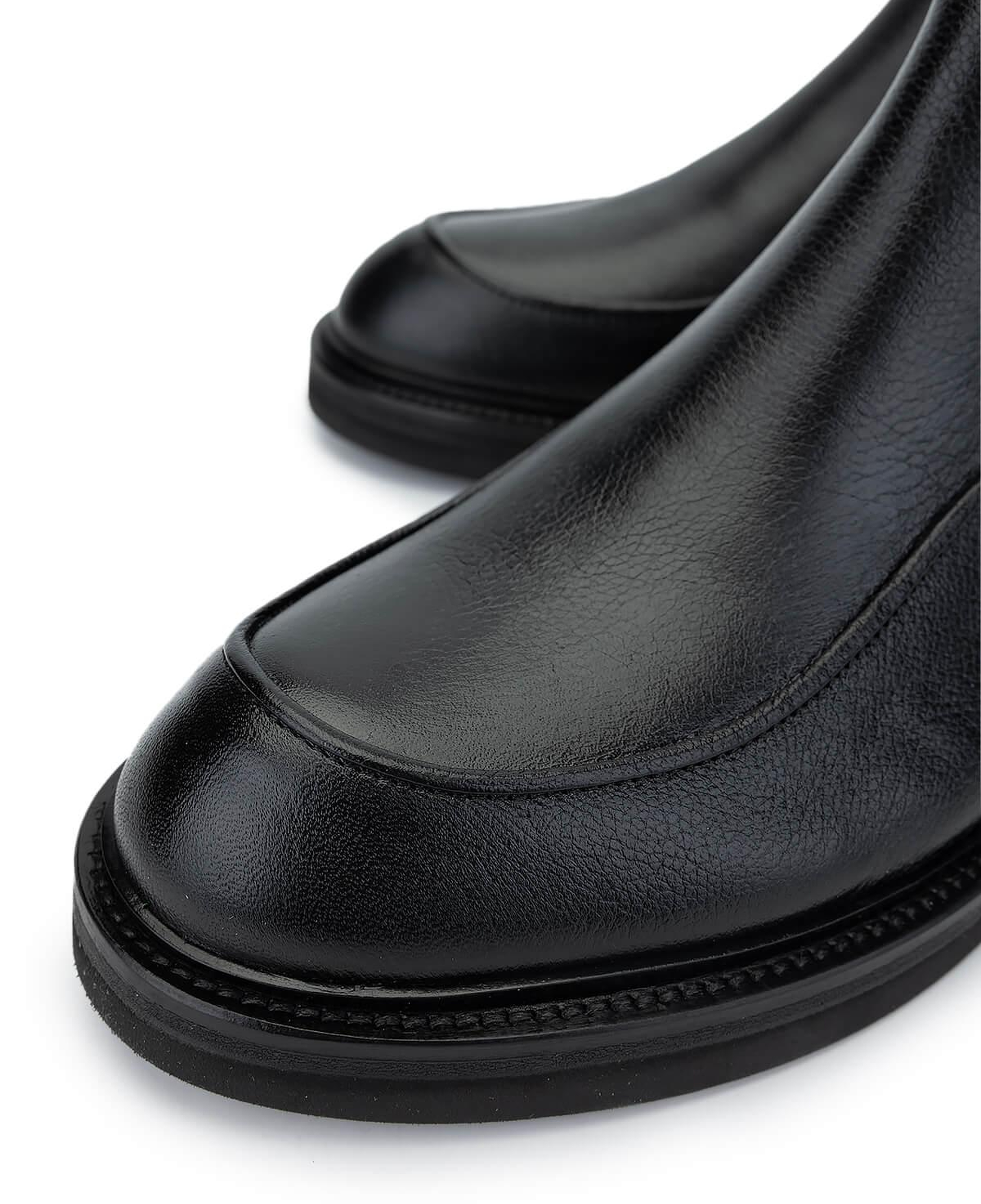 Tamer Tanca Erkek Hakiki Deri Siyah Deri Casual Bot