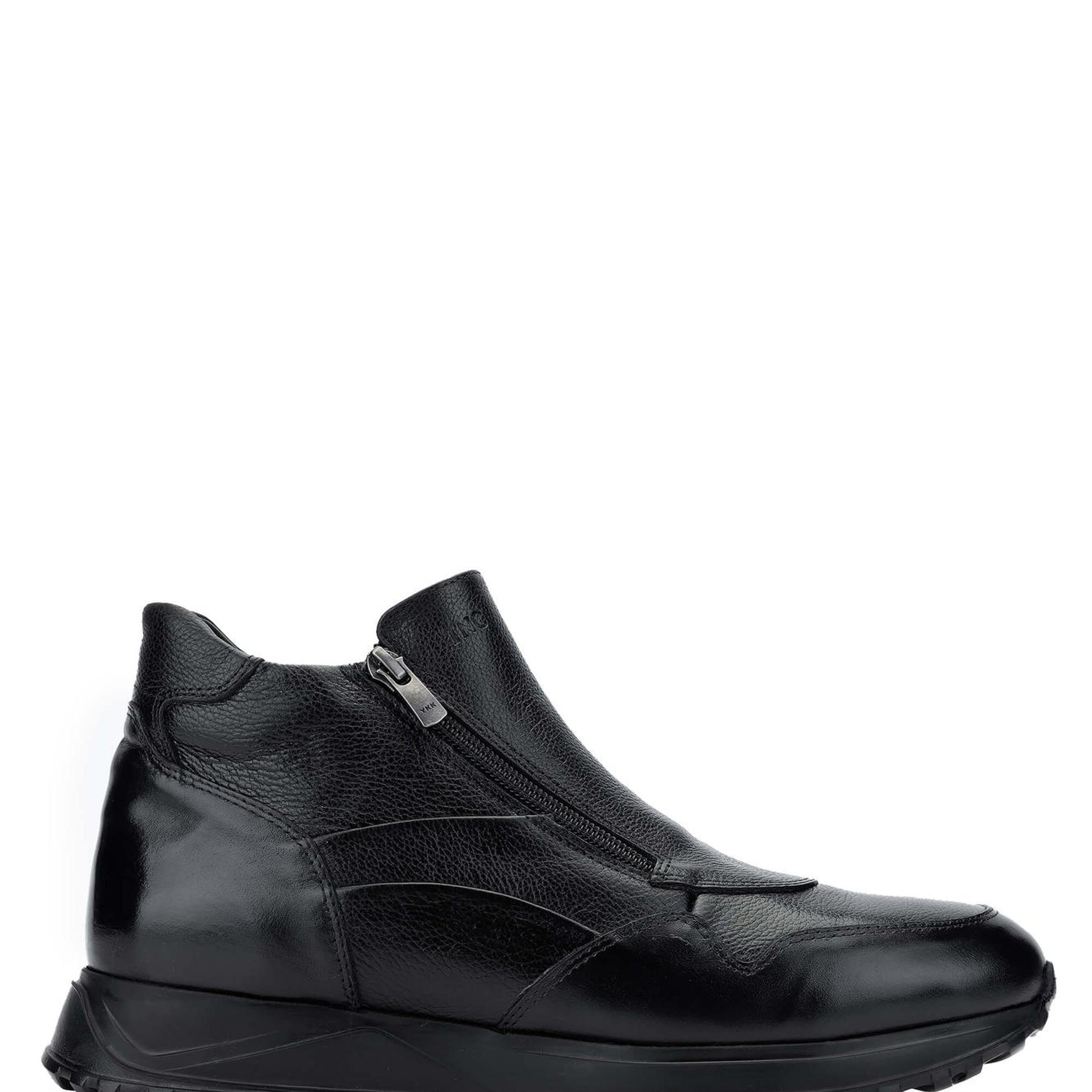 Tamer Tanca Erkek Hakiki Deri Siyah Casual Bot