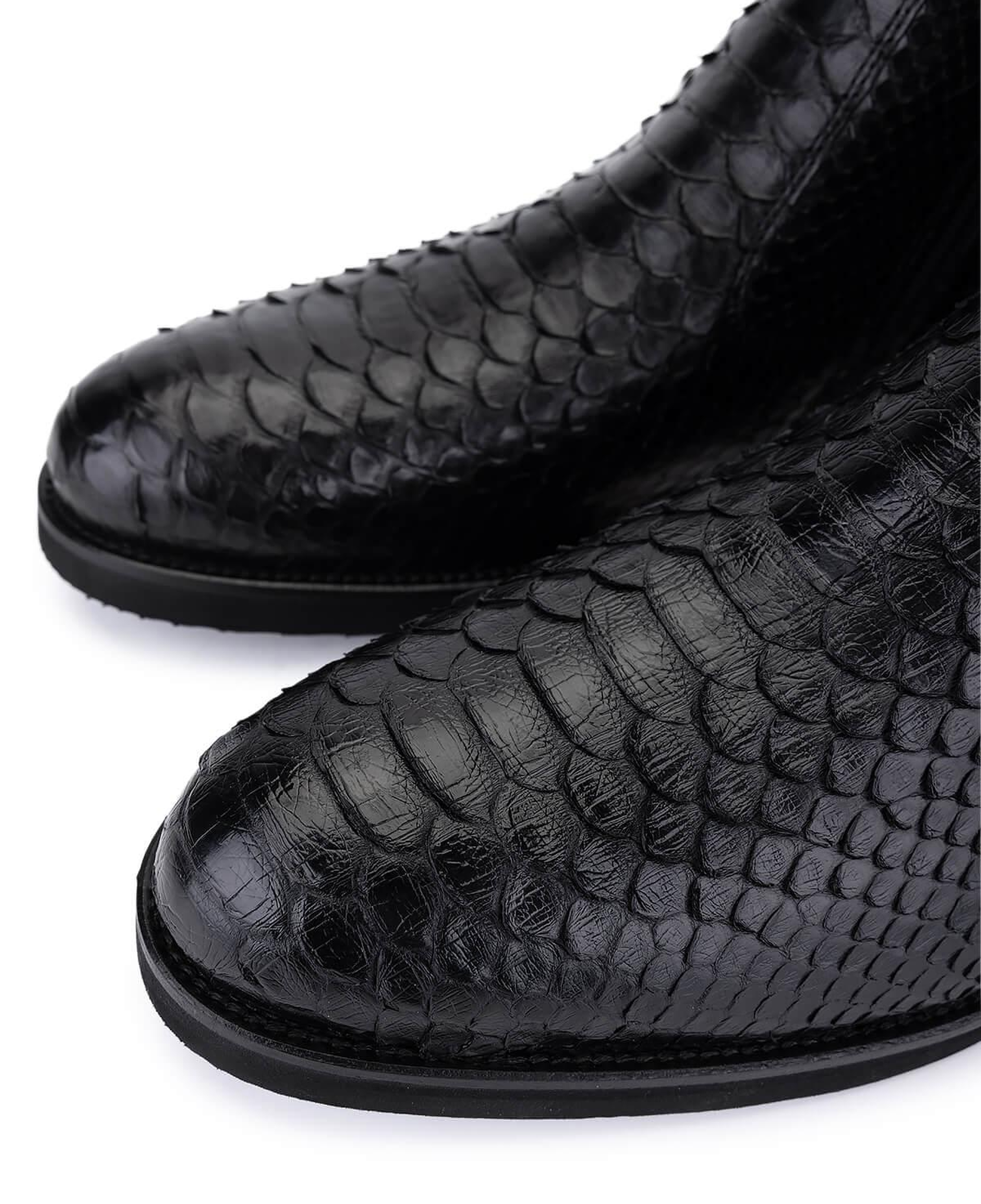 Tamer Tanca Erkek Hakiki Deri Siyah Klasik Bot