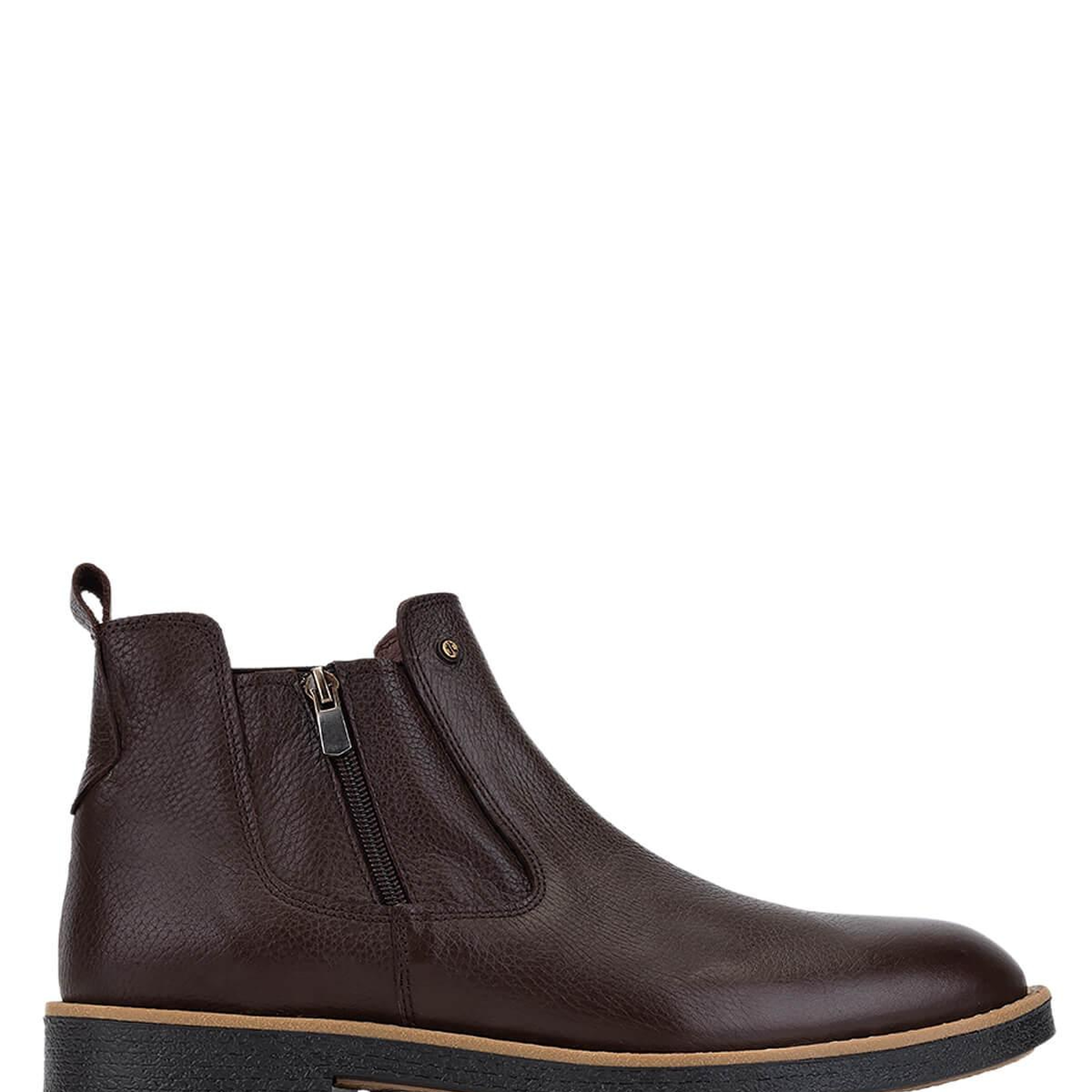 Tamer Tanca Erkek Hakiki Deri Kahverengi Floter Casual Bot