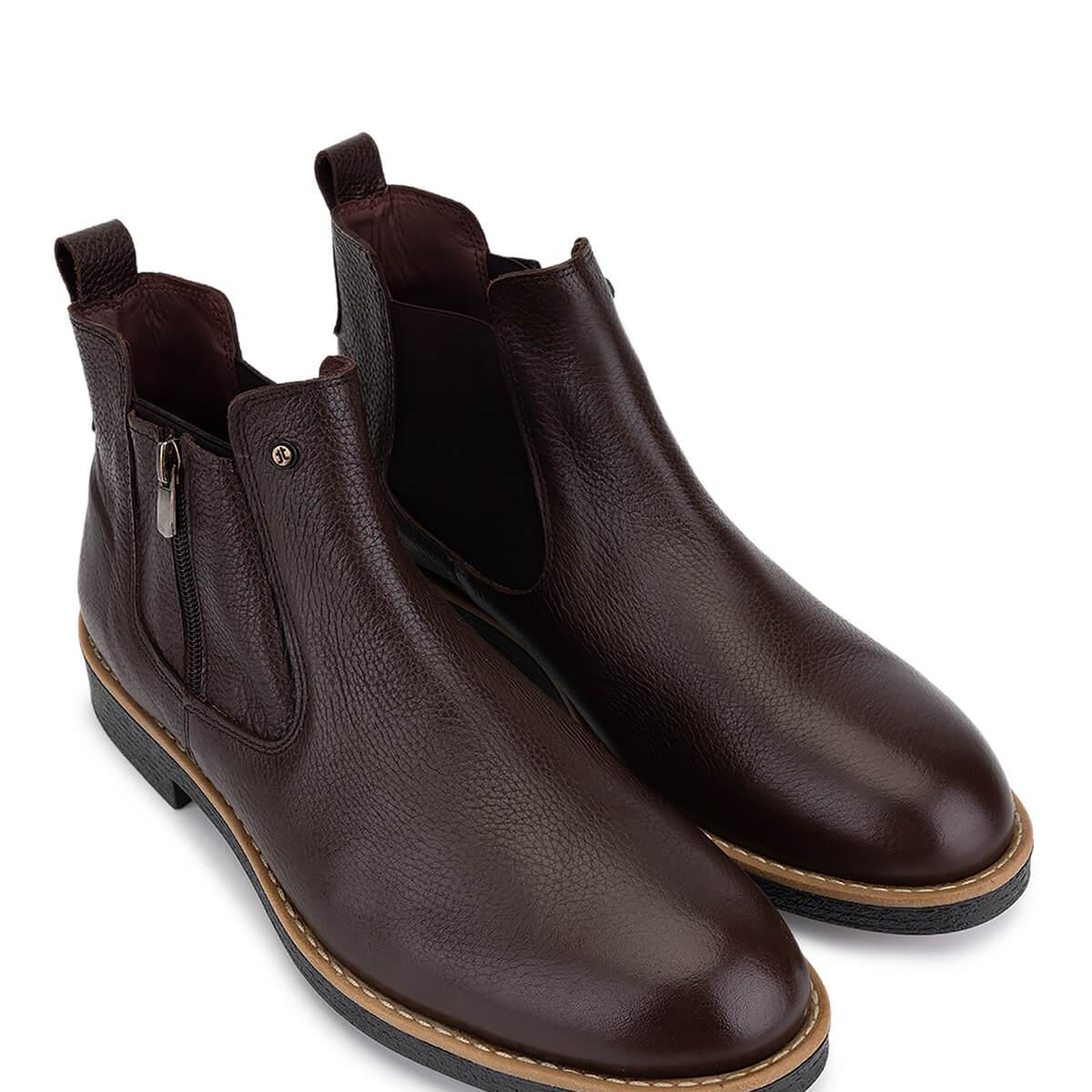 Tamer Tanca Erkek Hakiki Deri Kahverengi Floter Casual Bot