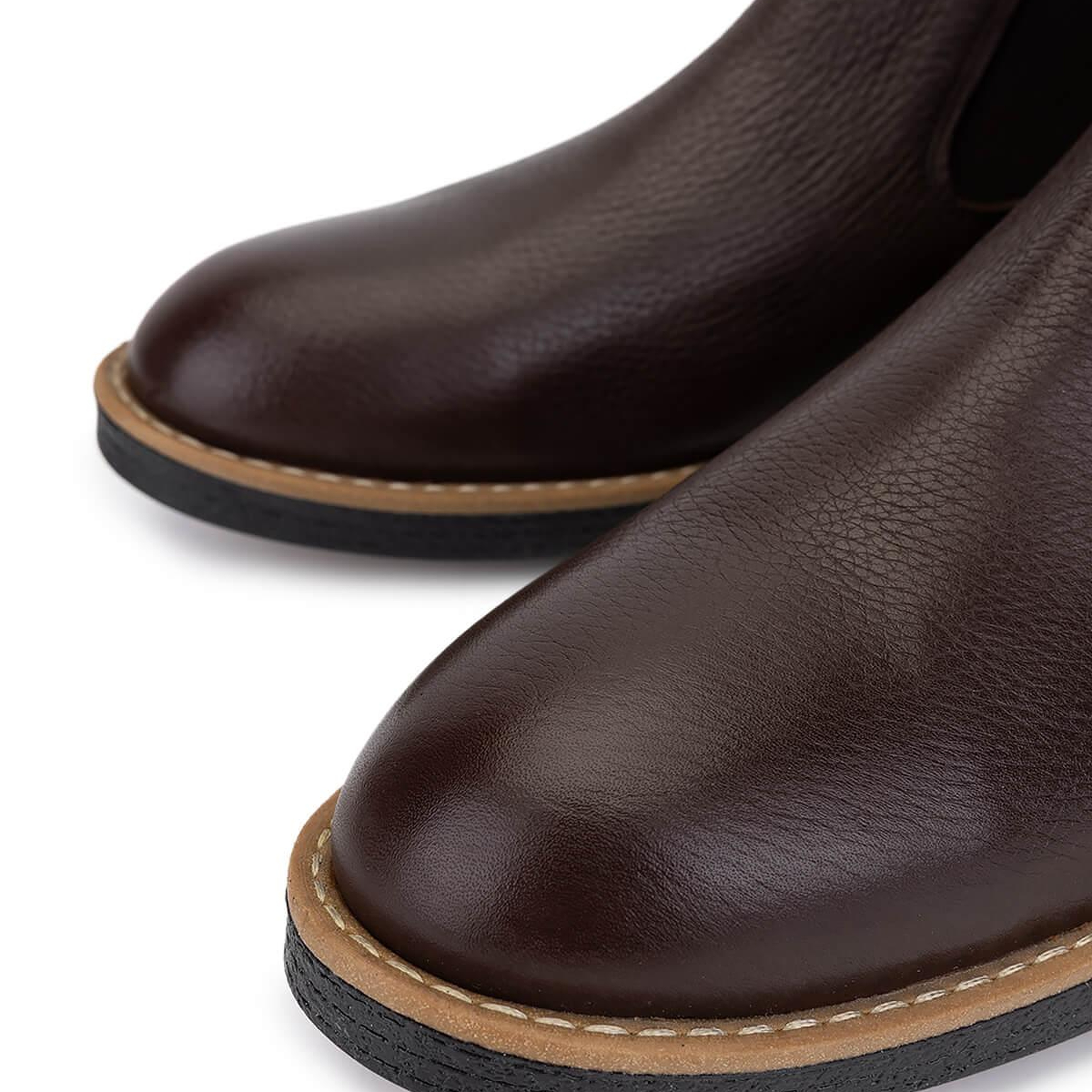 Tamer Tanca Erkek Hakiki Deri Kahverengi Floter Casual Bot