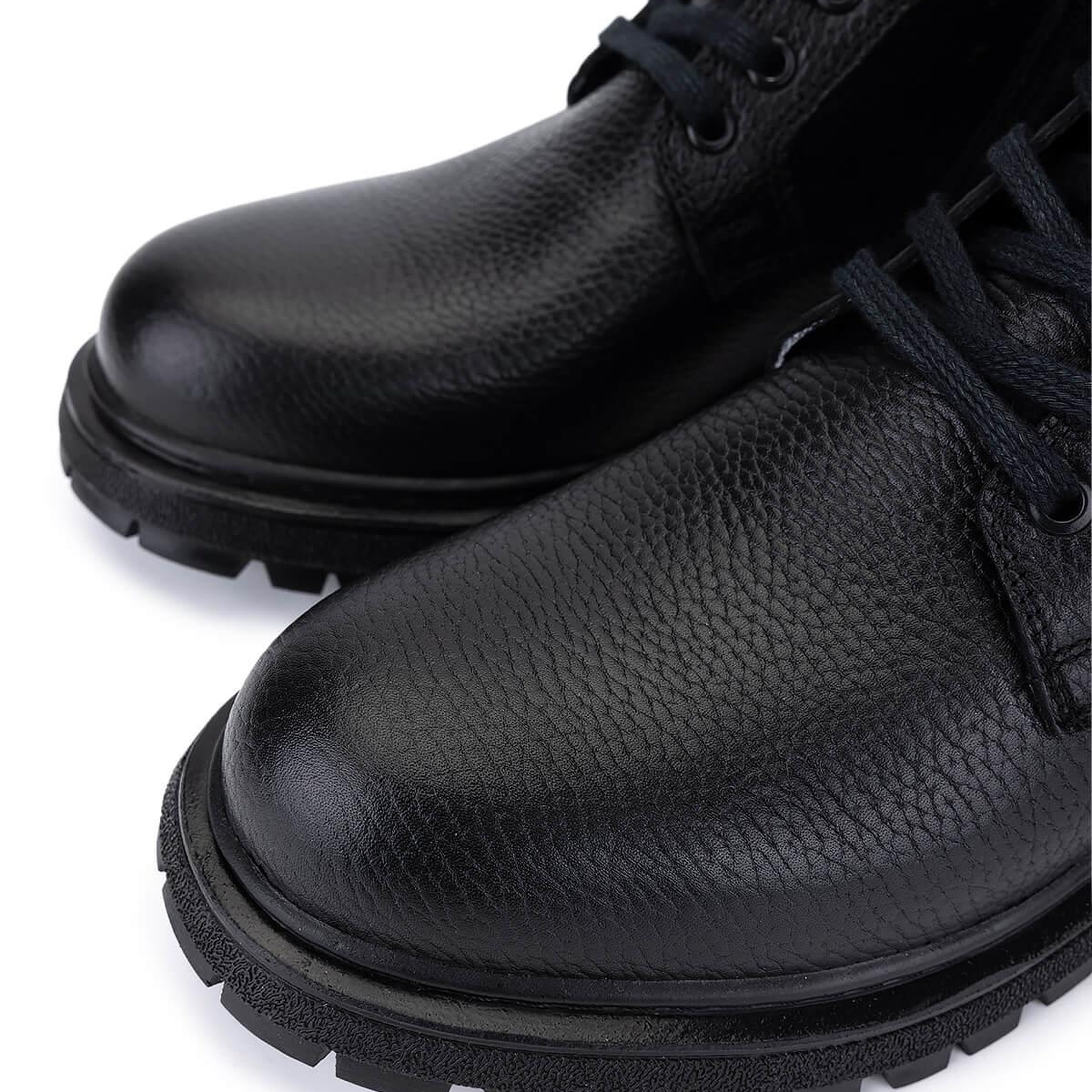 Tamer Tanca Erkek Hakiki Deri Siyah POSTAL Bot